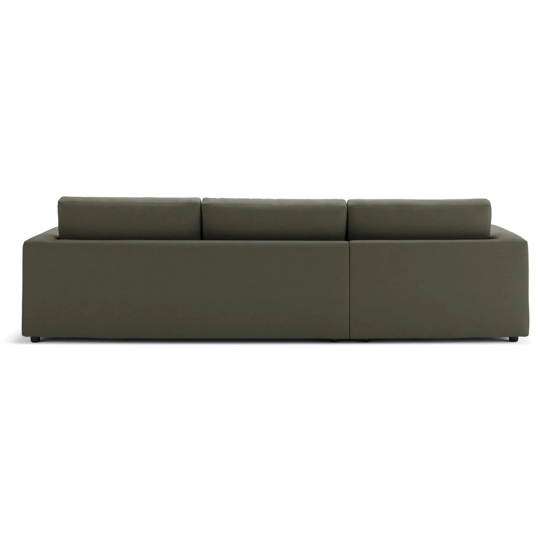 Riley 118" Left Storage Sleeper Sectional - Silver Moss