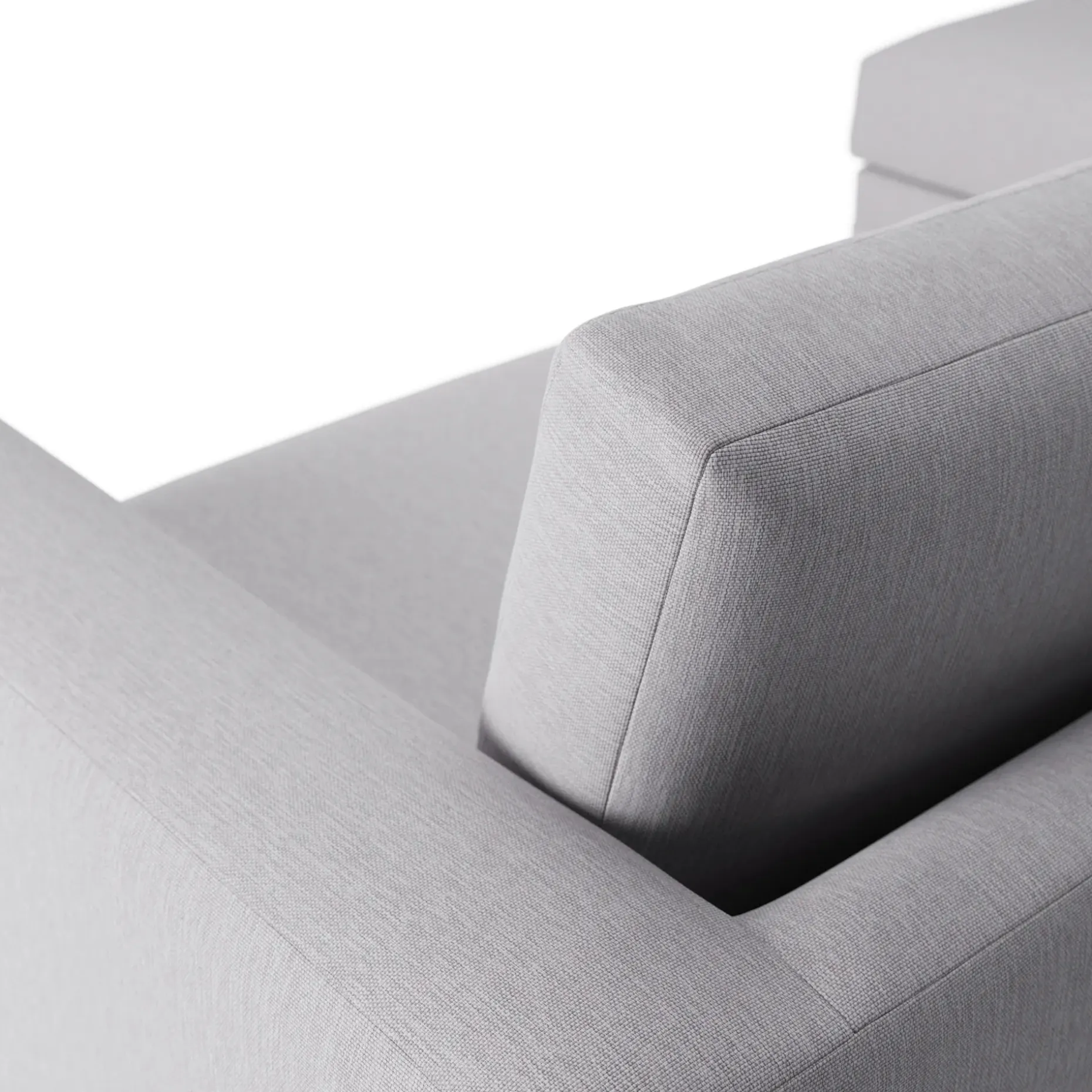 Riley 118" Left Storage Sleeper Sectional - Silver Ivory