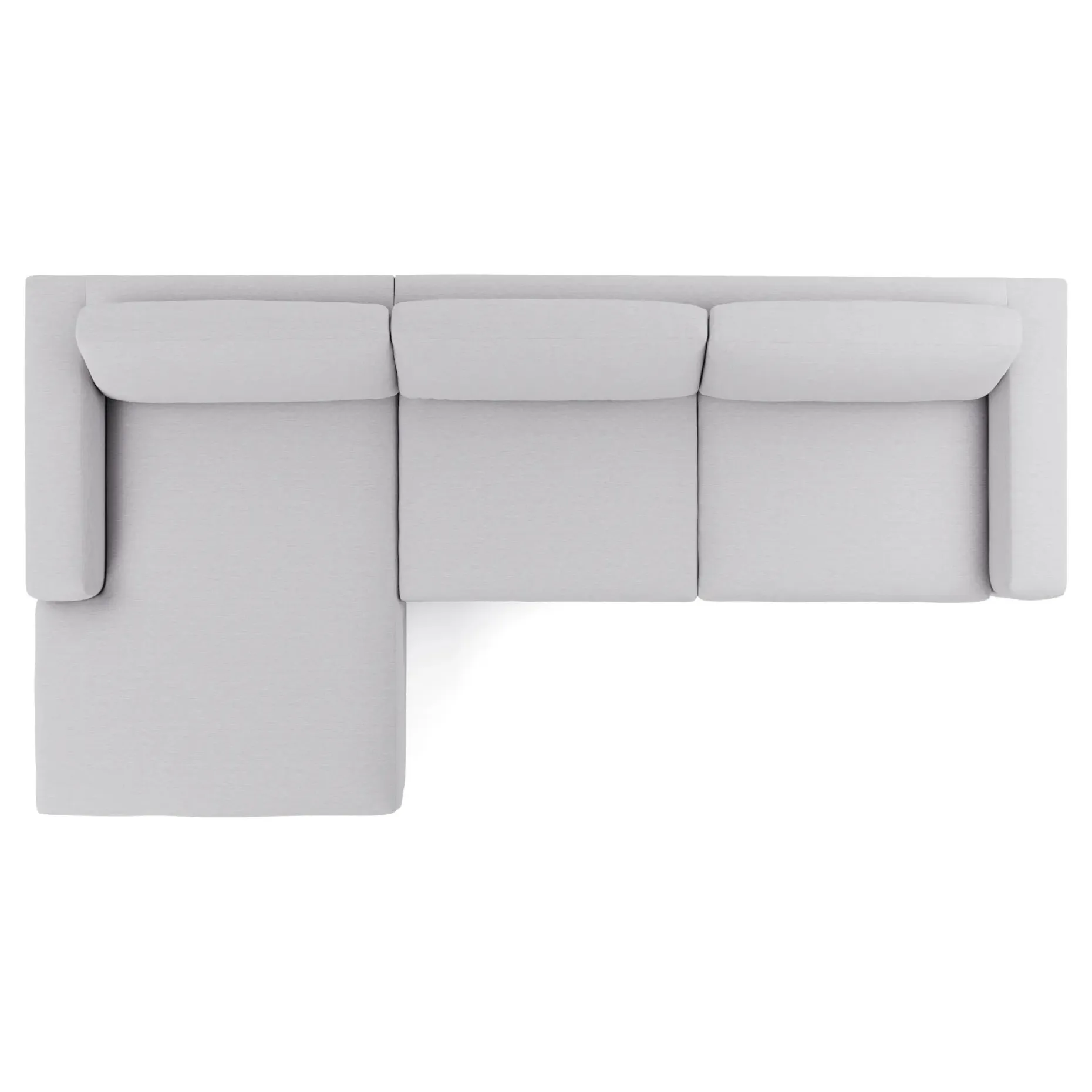 Riley 118" Left Storage Sleeper Sectional - Silver Ivory