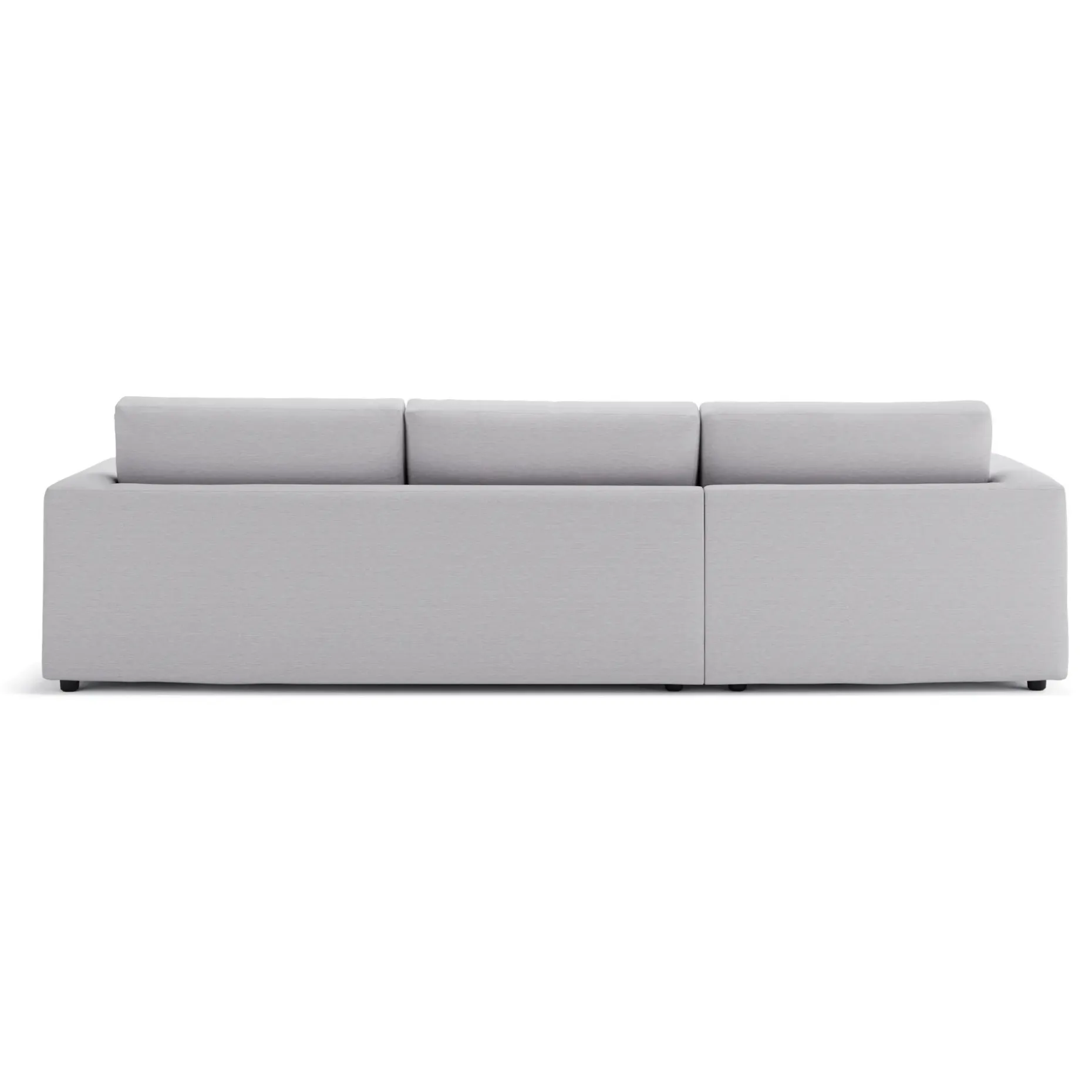 Riley 118" Left Storage Sleeper Sectional - Silver Ivory