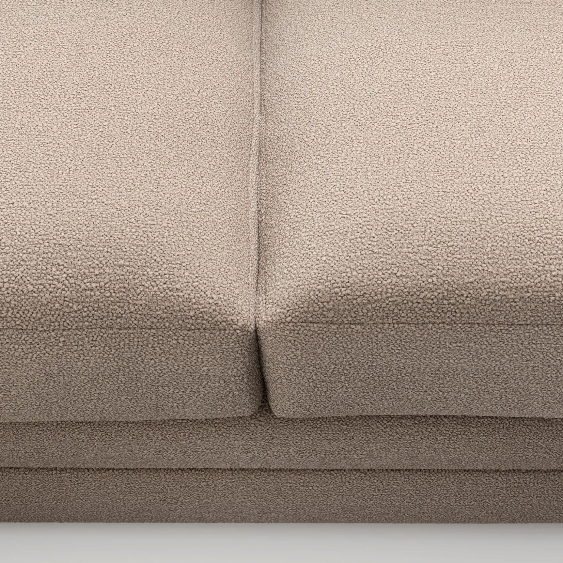 Riley 118" Left Storage Sleeper Sectional - Sandstone Wool Bouclé
