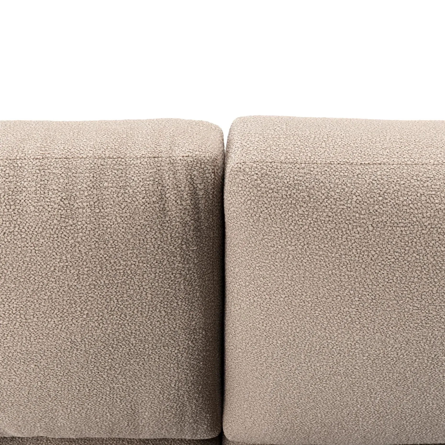 Riley 118" Left Storage Sleeper Sectional - Sandstone Wool Bouclé