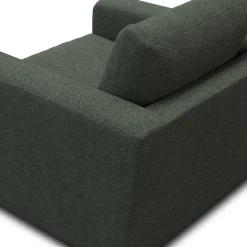 Riley 42" Lounge Chair - Green Wool Bouclé