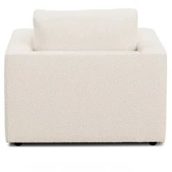 Riley 42" Lounge Chair - Ivory Wool Bouclé