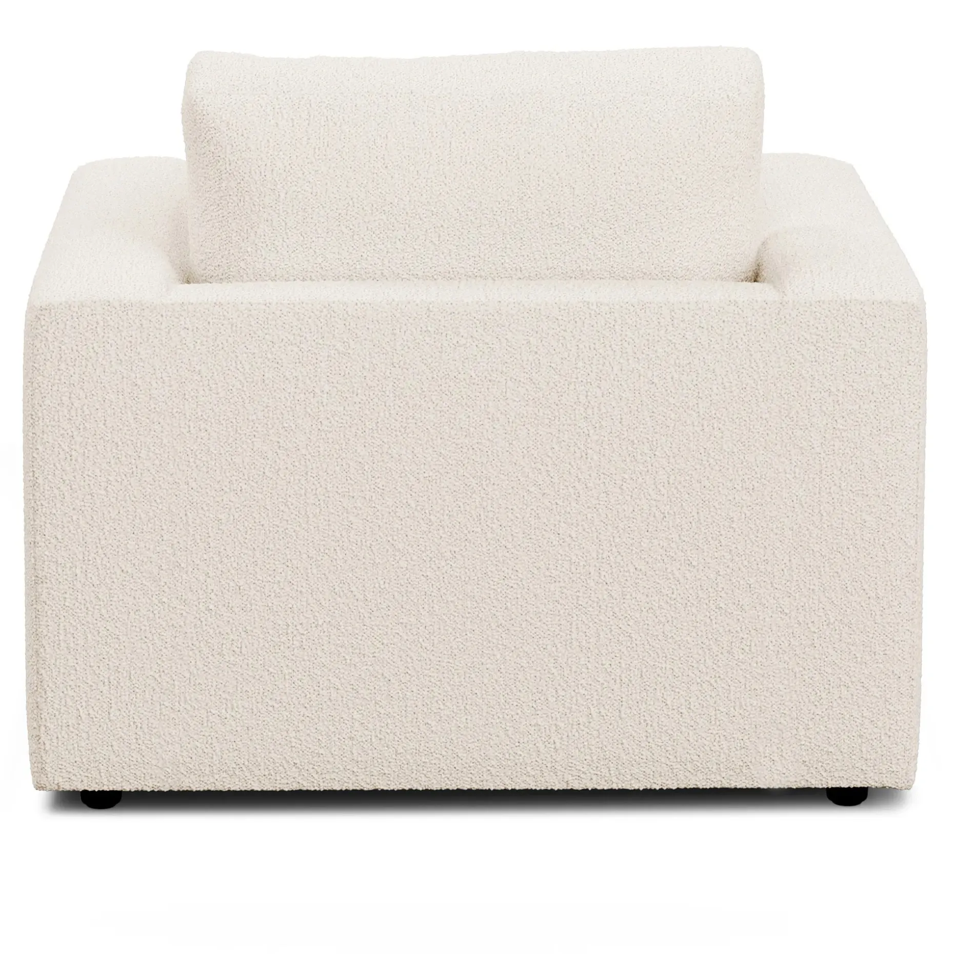 Riley 42" Lounge Chair - Ivory Wool Bouclé