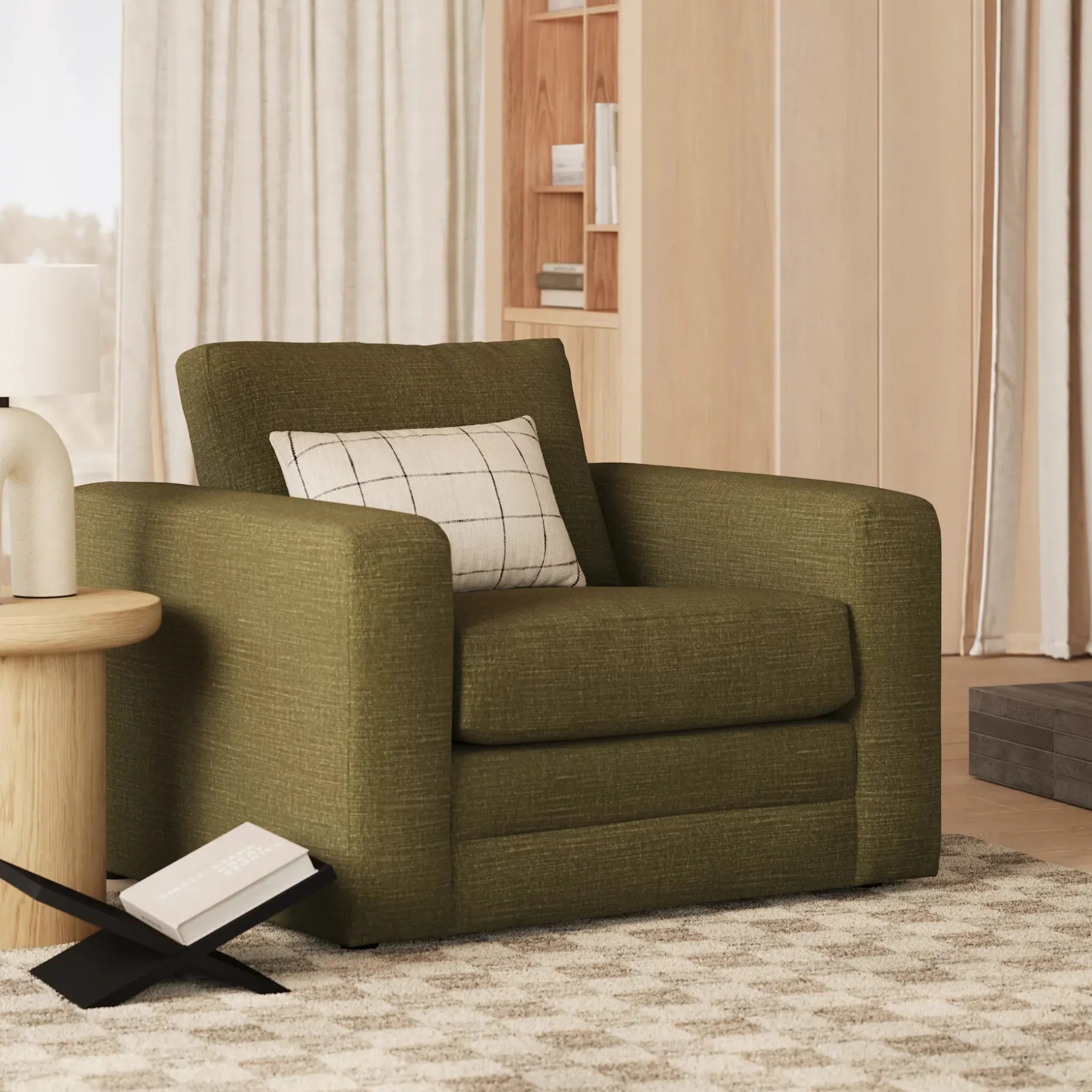 Riley 42" Lounge Chair - Napa Moss