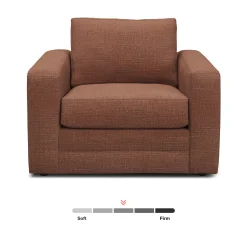 Riley 42" Lounge Chair - Napa Rust