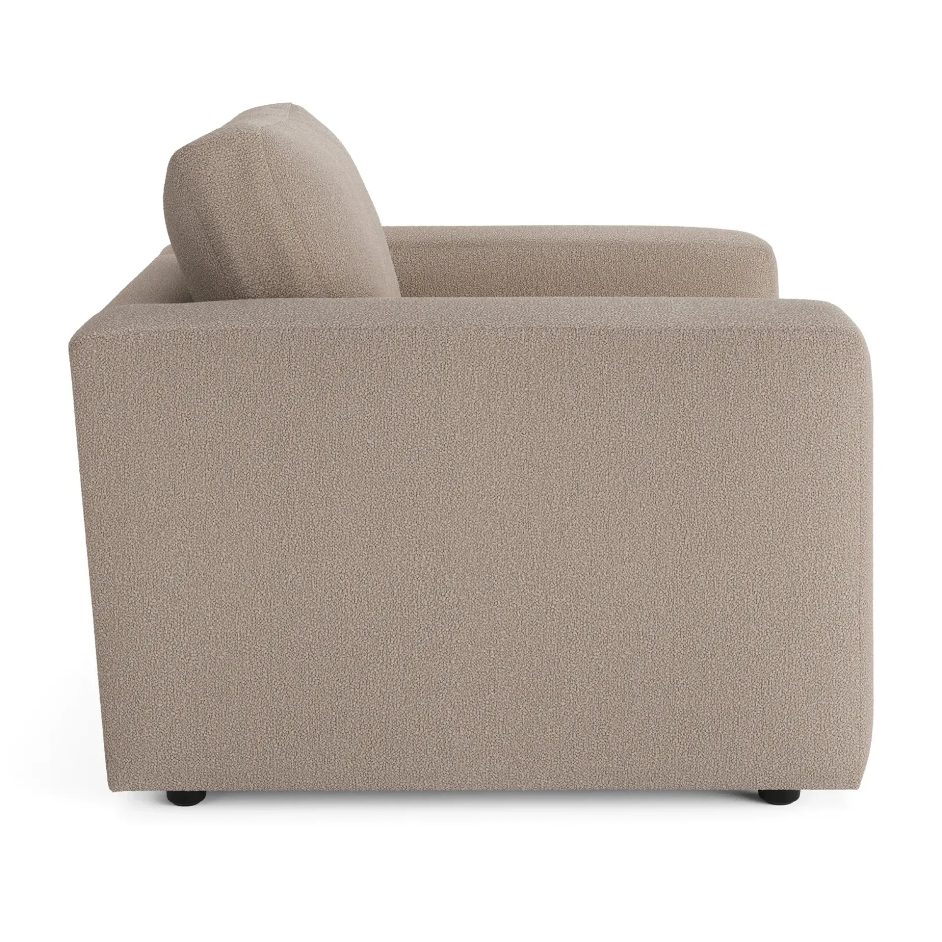 Riley 42" Lounge Chair - Sandstone Wool Bouclé