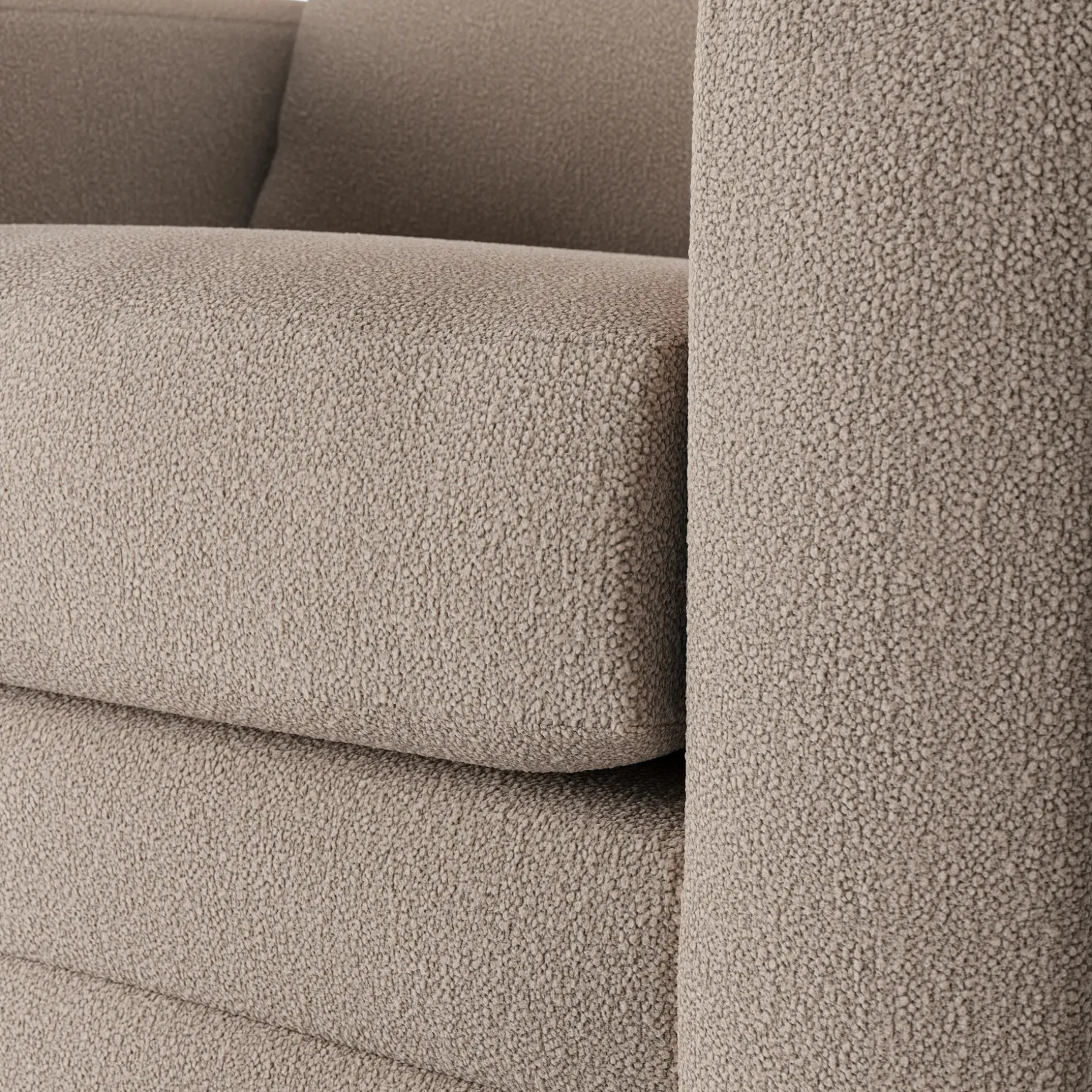 Riley 42" Lounge Chair - Sandstone Wool Bouclé