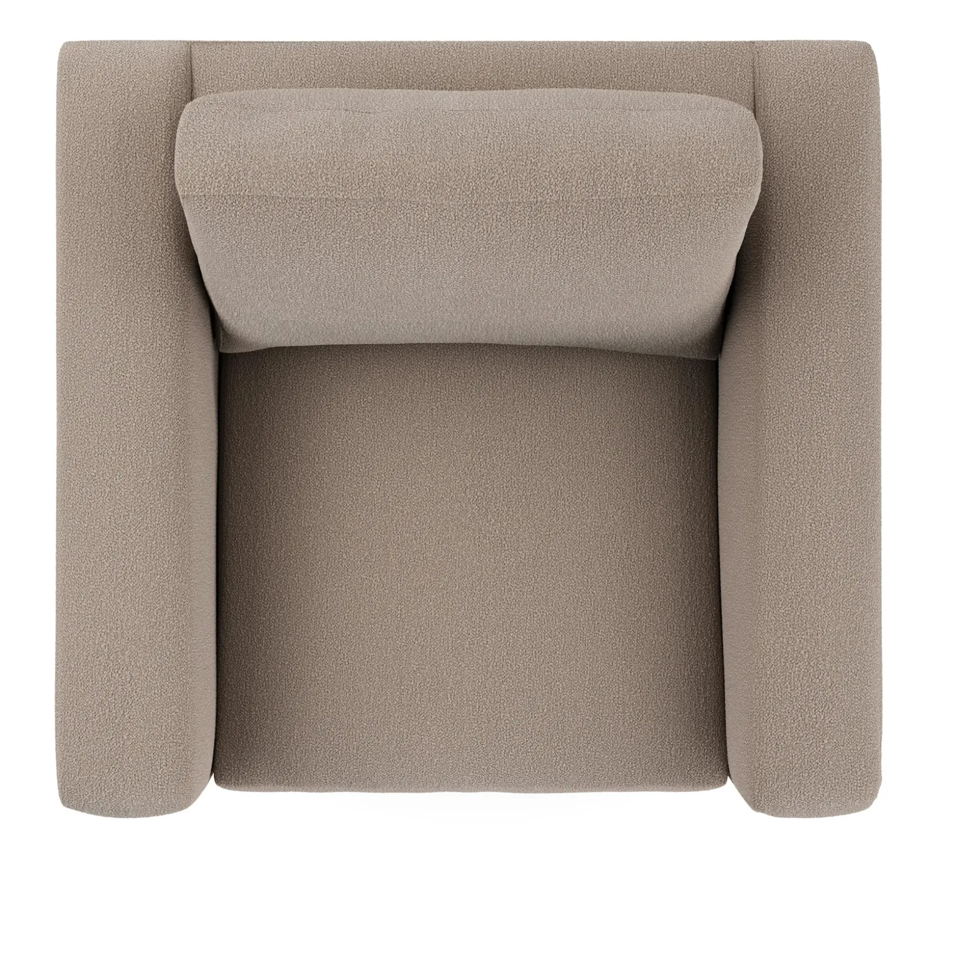Riley 42" Lounge Chair - Sandstone Wool Bouclé