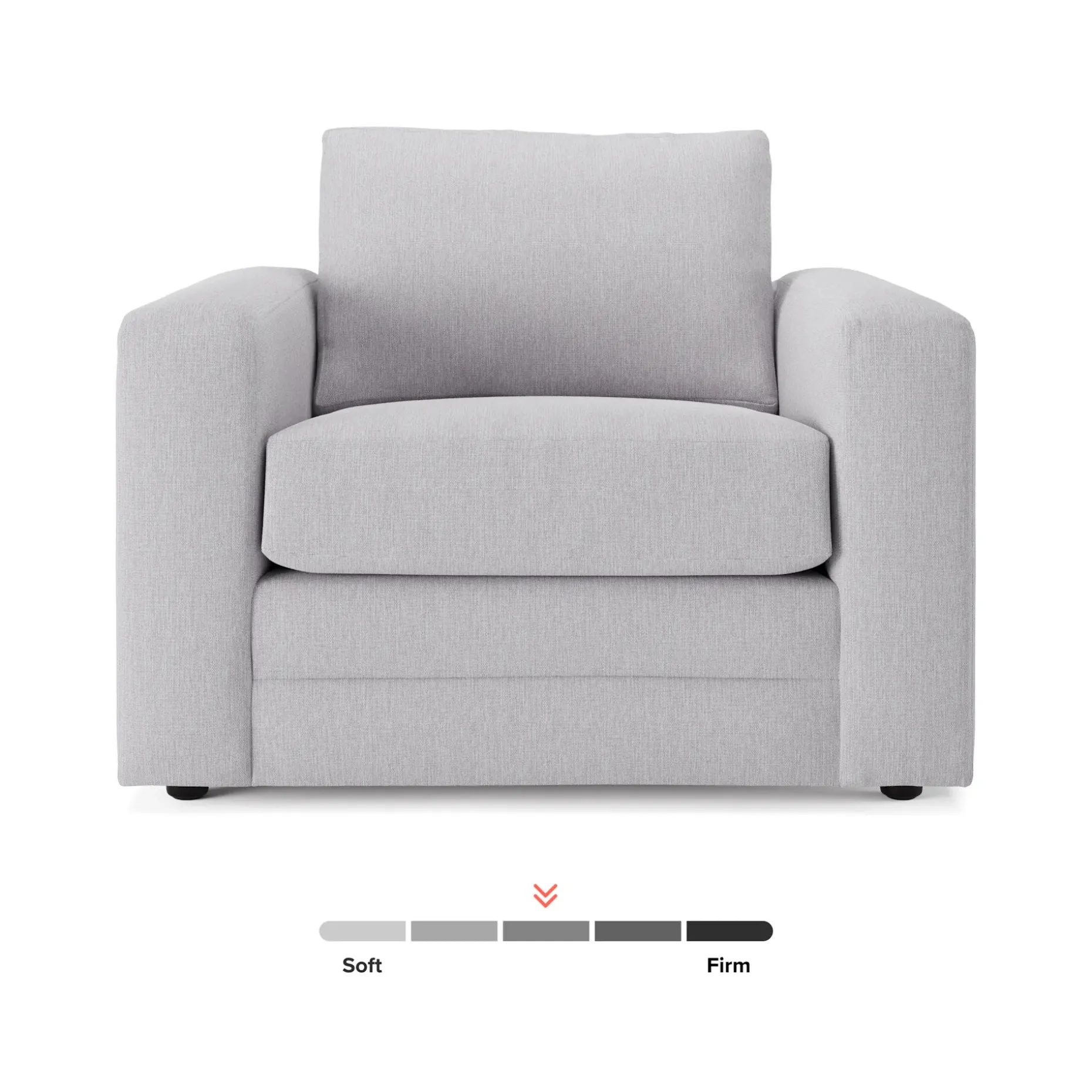 Riley 42" Lounge Chair - Silver Ivory
