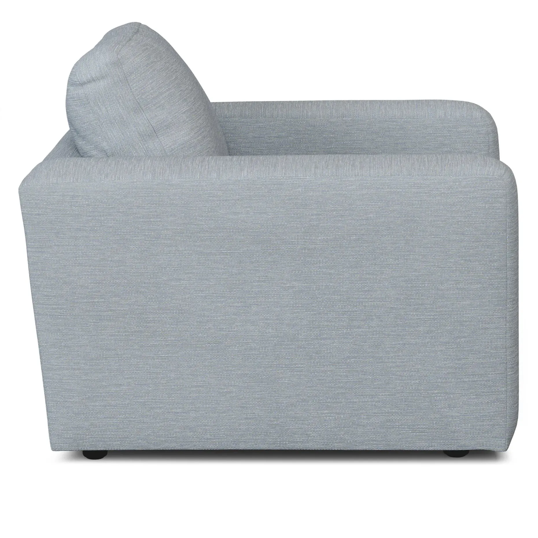 Riley 42" Lounge Chair - Silver Light Blue