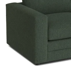 Riley 74" Loveseat - Green Wool Bouclé