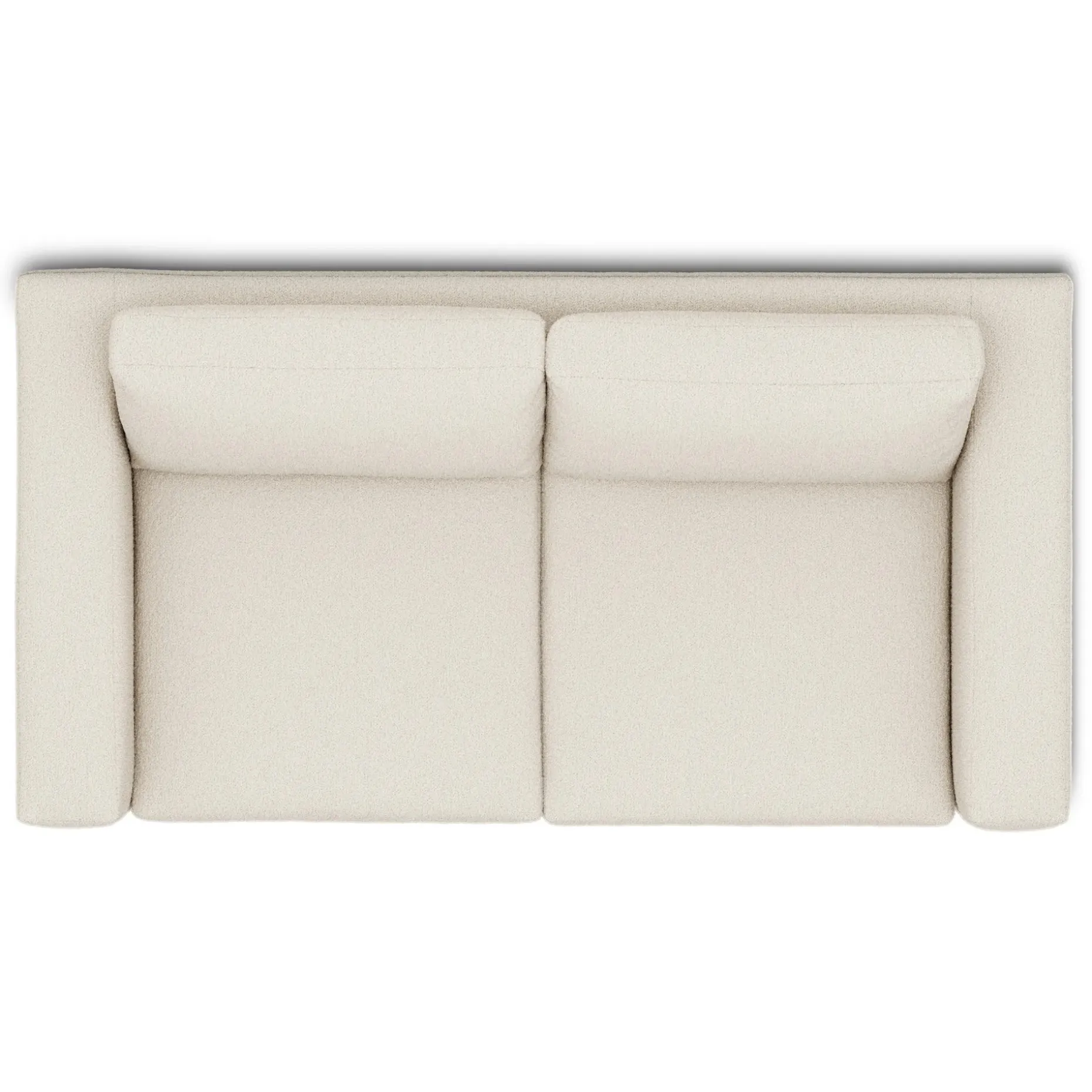 Riley 74" Loveseat - Ivory Wool Bouclé