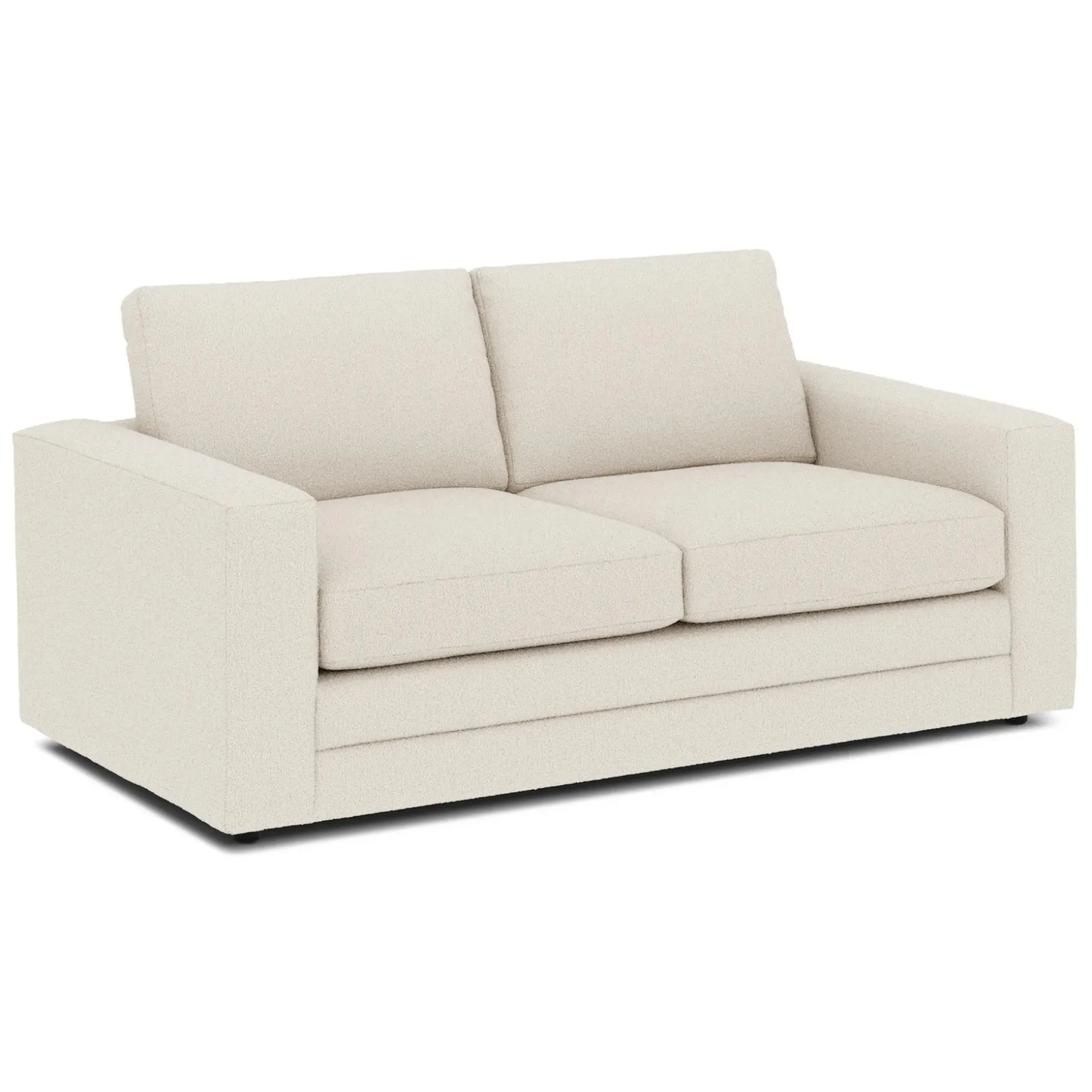 Riley 74" Loveseat - Ivory Wool Bouclé