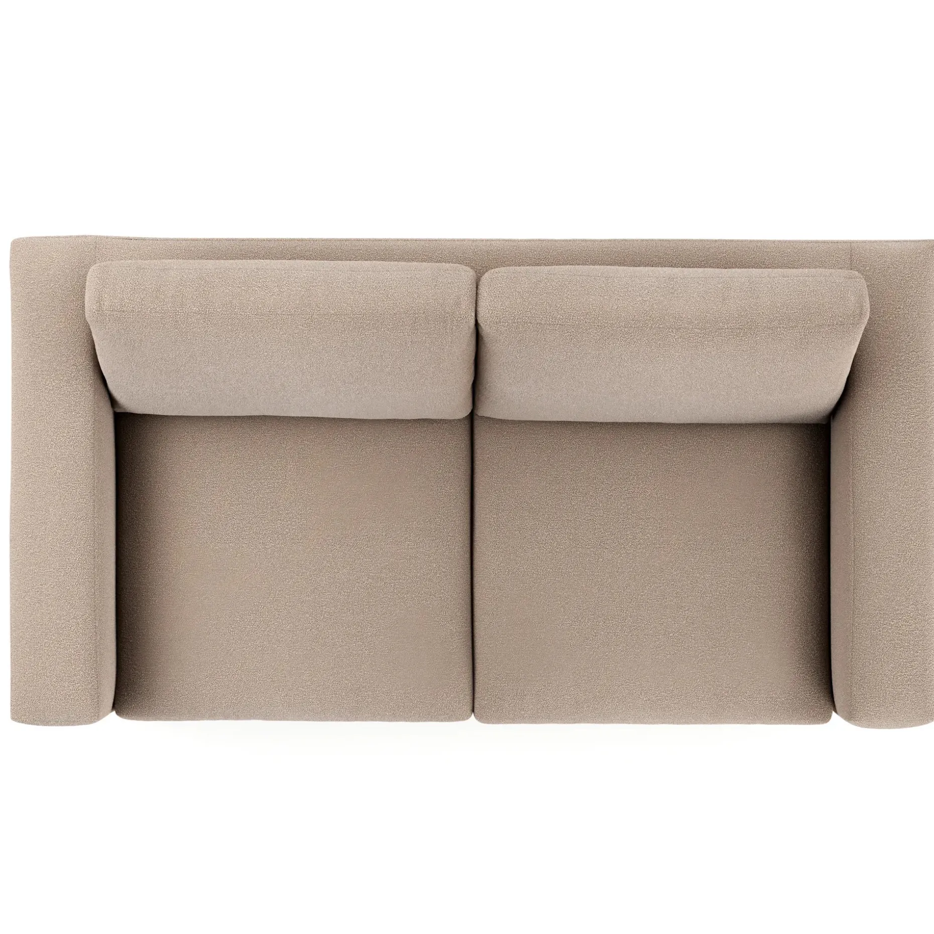Riley 74" Loveseat - Sandstone Wool Bouclé