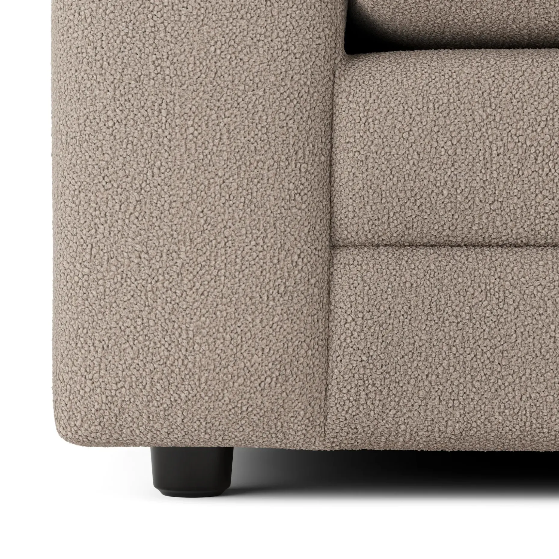 Riley 74" Loveseat - Sandstone Wool Bouclé