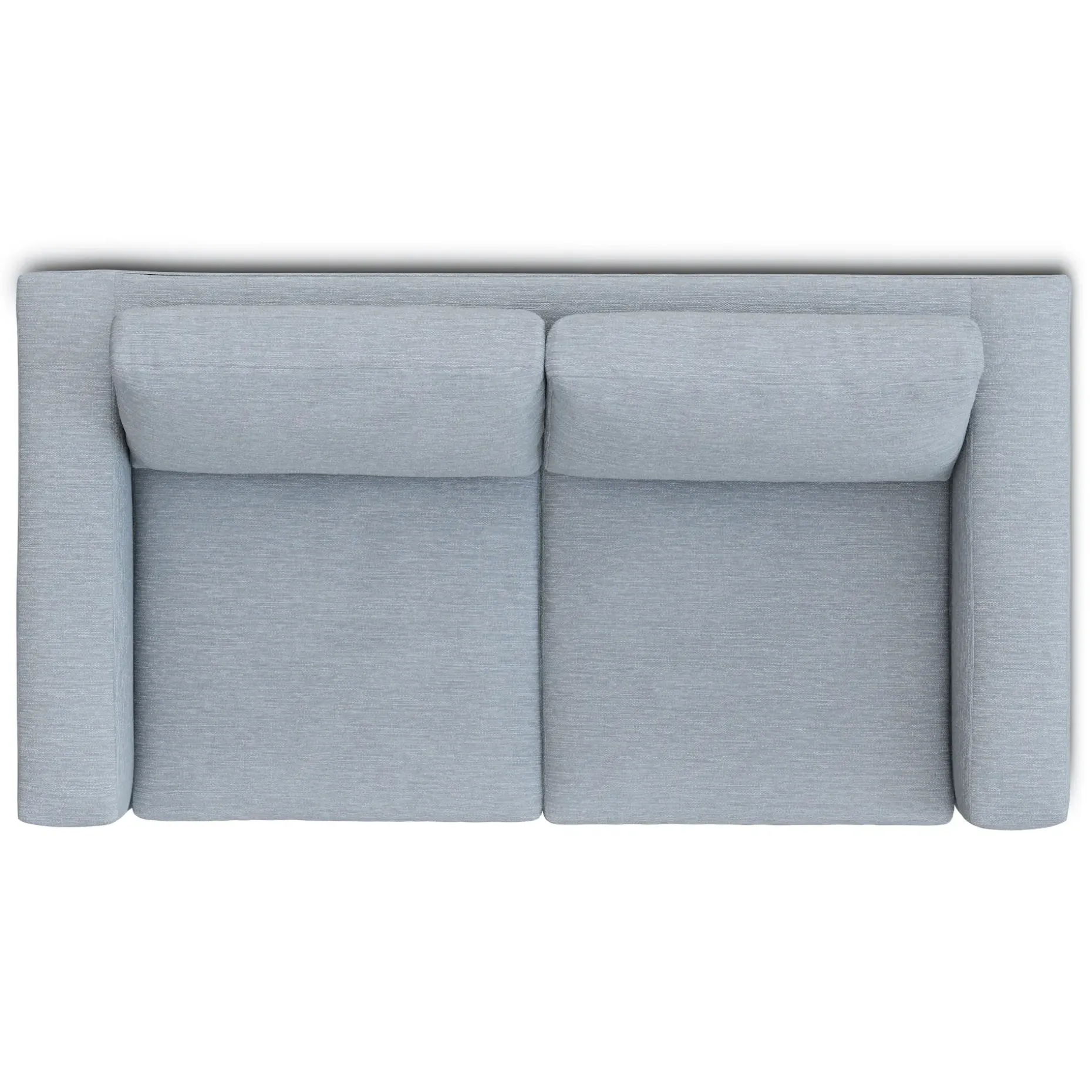 Riley 74" Loveseat - Silver Light Blue