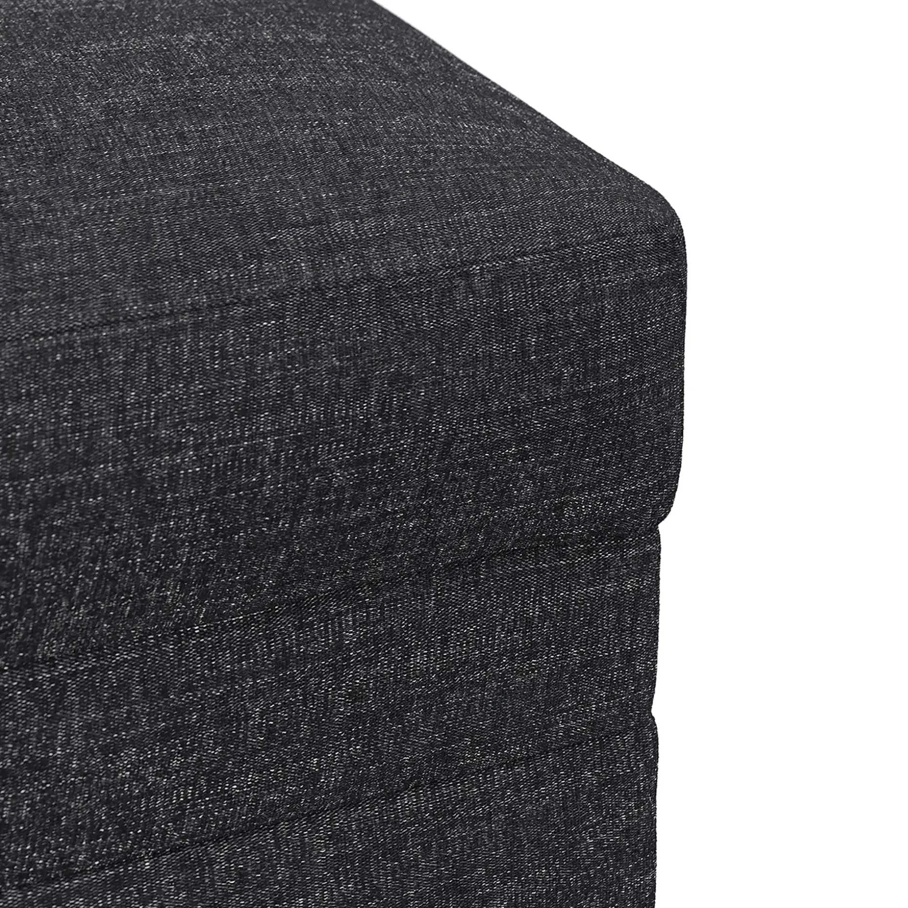 Riley 28" Ottoman - Napa Charcoal