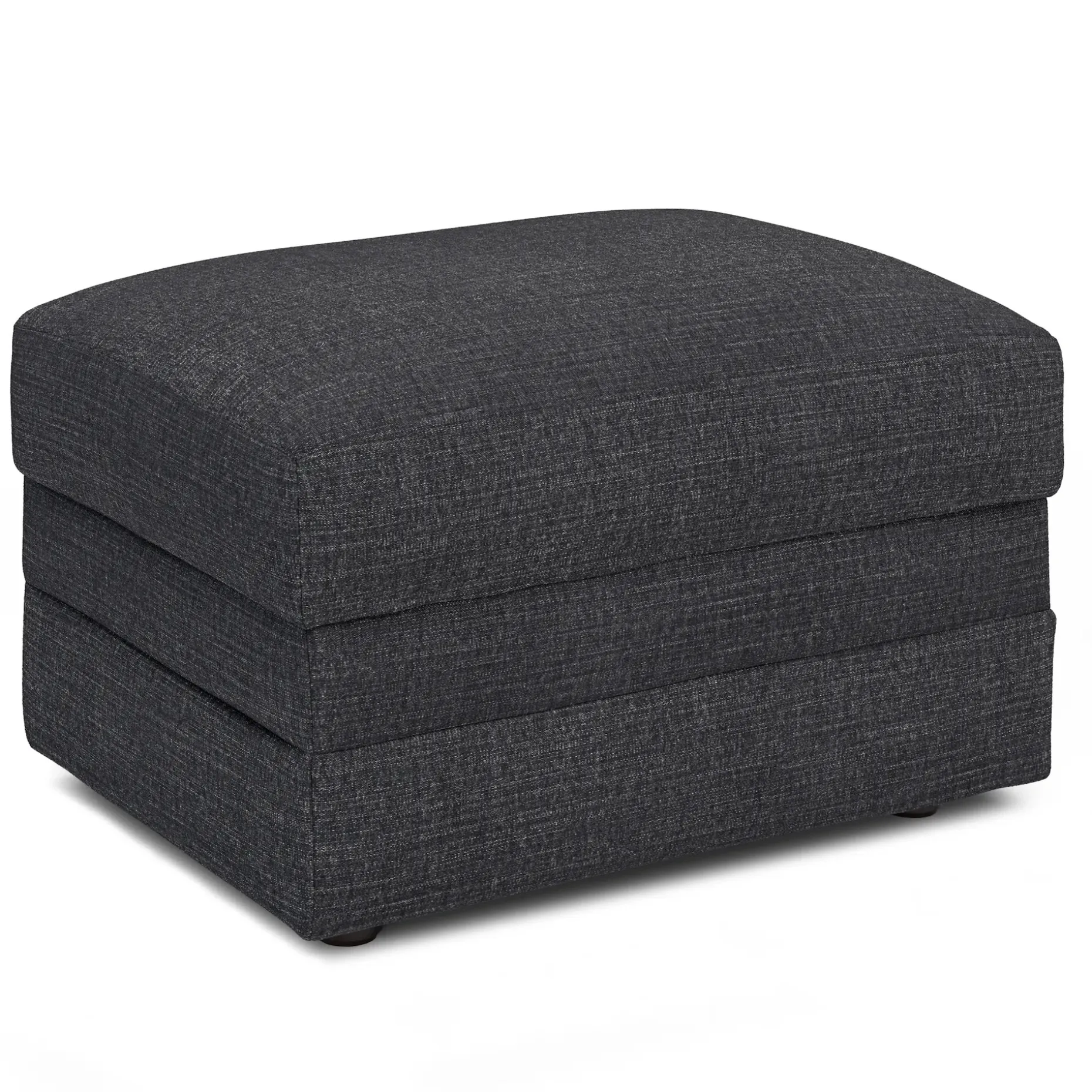 Riley 28" Ottoman - Napa Charcoal