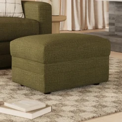 Riley 28" Ottoman - Napa Moss