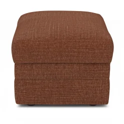 Riley 28" Ottoman - Napa Rust