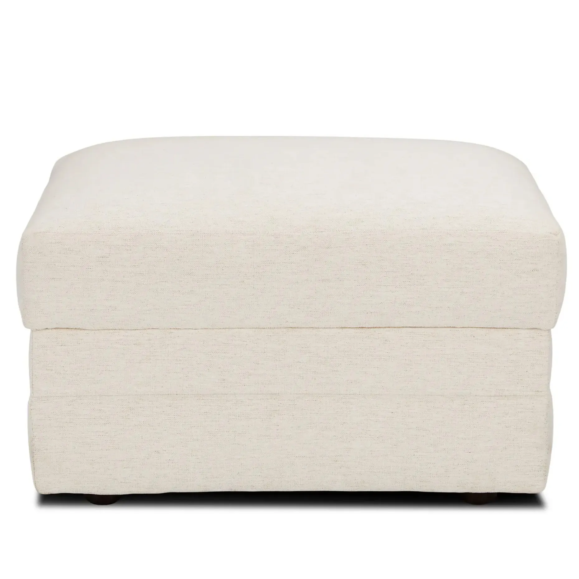Riley 28" Ottoman - Napa White
