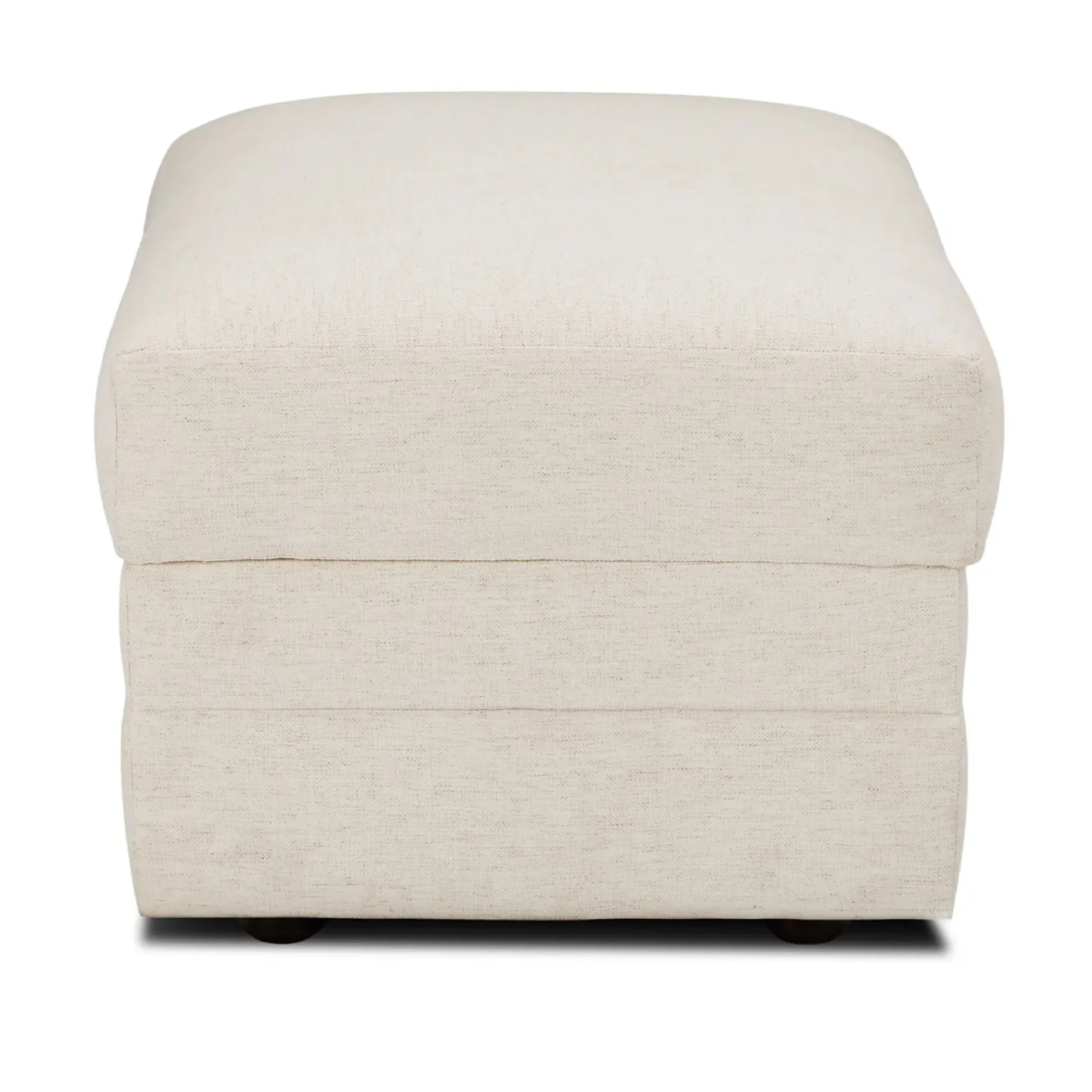 Riley 28" Ottoman - Napa White
