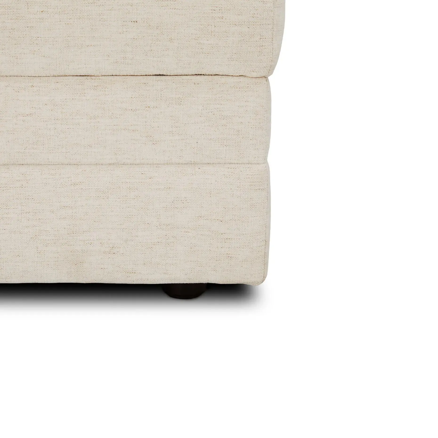 Riley 28" Ottoman - Napa White