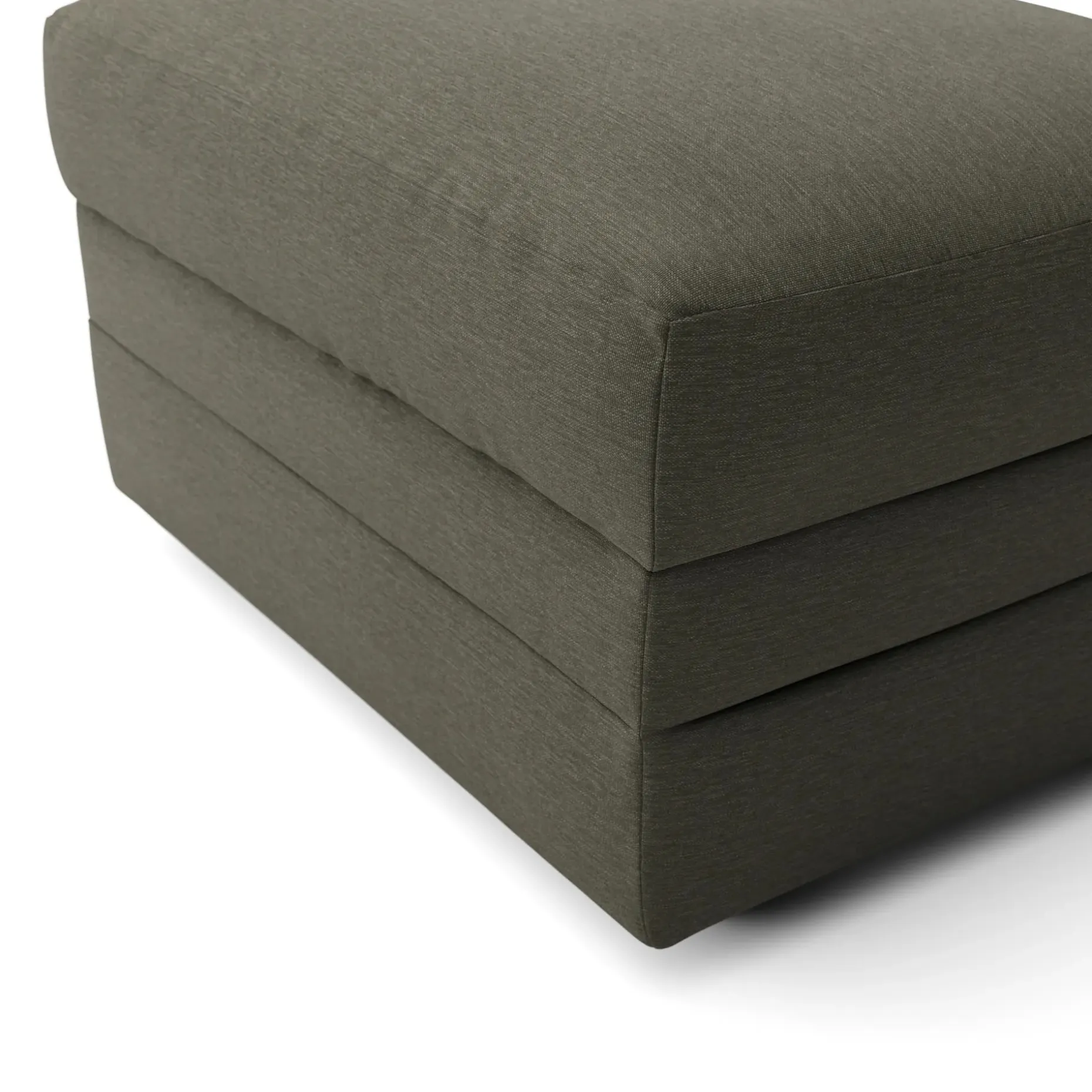 Riley 28" Ottoman - Silver Moss