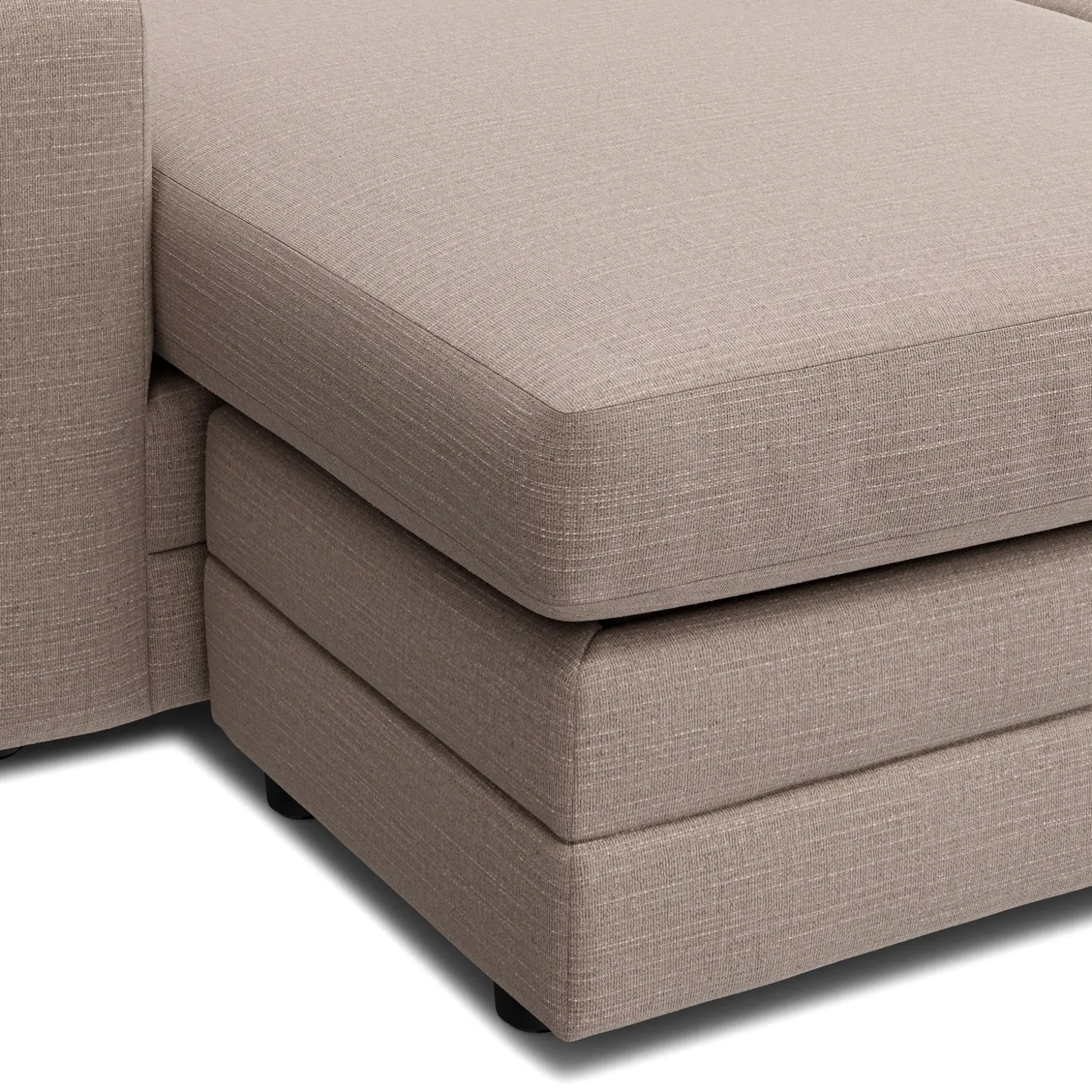 Riley 84" Reversible Storage Sectional - Napa Quartz
