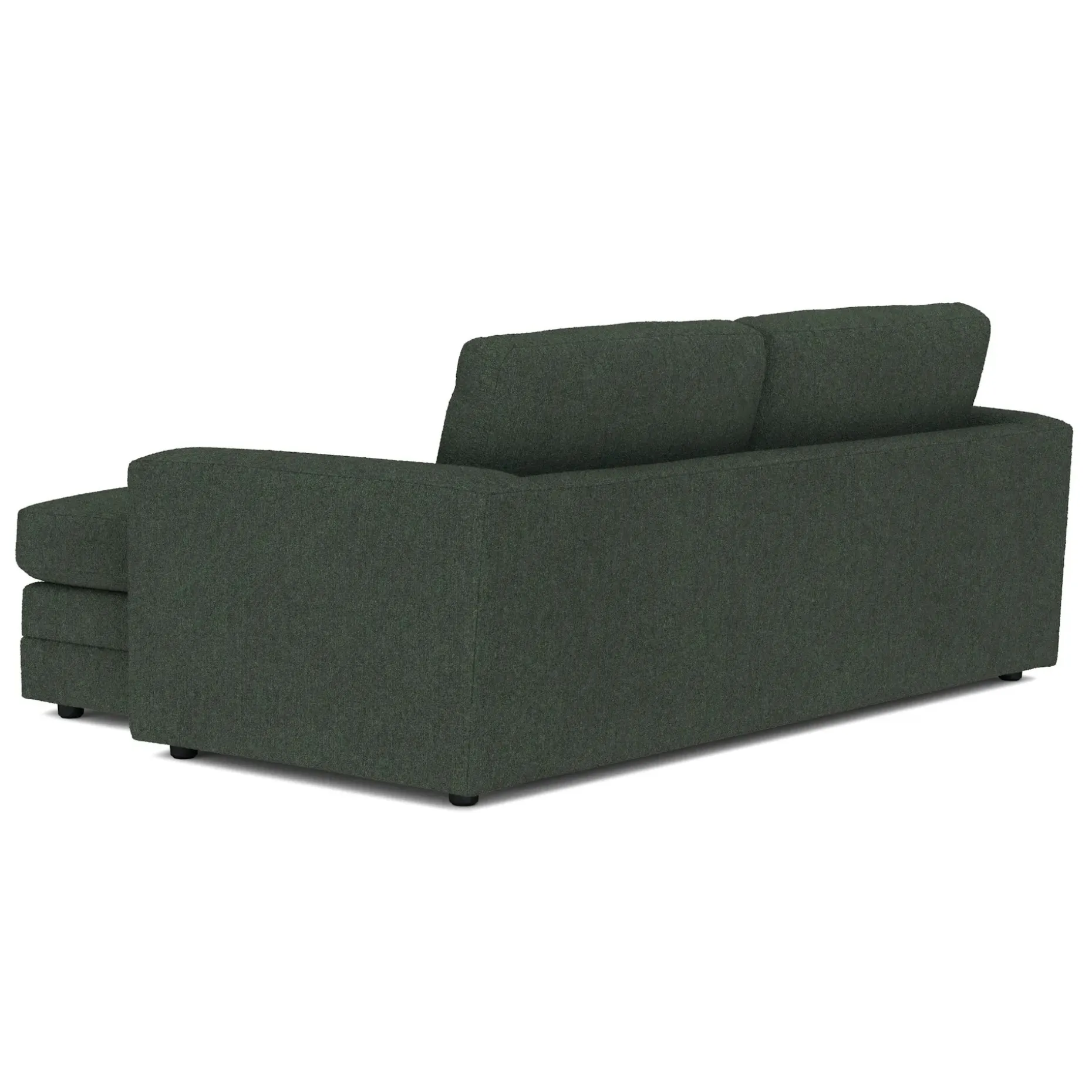 Riley 84" Reversible Storage Sectional - Green Wool Bouclé