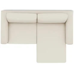 Riley 84" Reversible Storage Sectional - Ivory Wool Bouclé