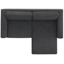 Riley 84" Reversible Storage Sectional - Napa Charcoal