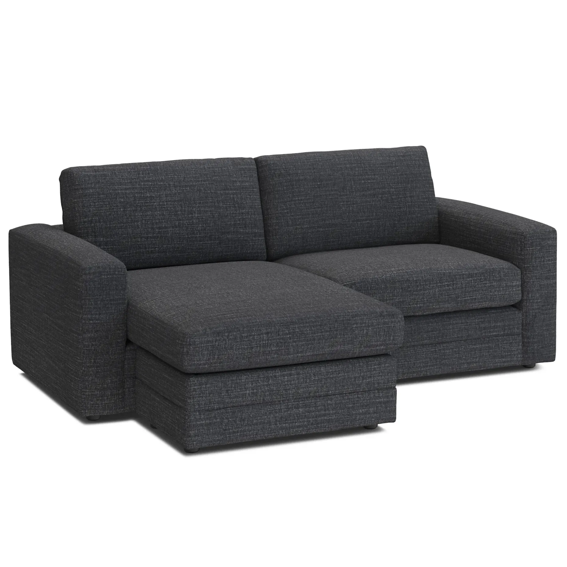 Riley 84" Reversible Storage Sectional - Napa Charcoal