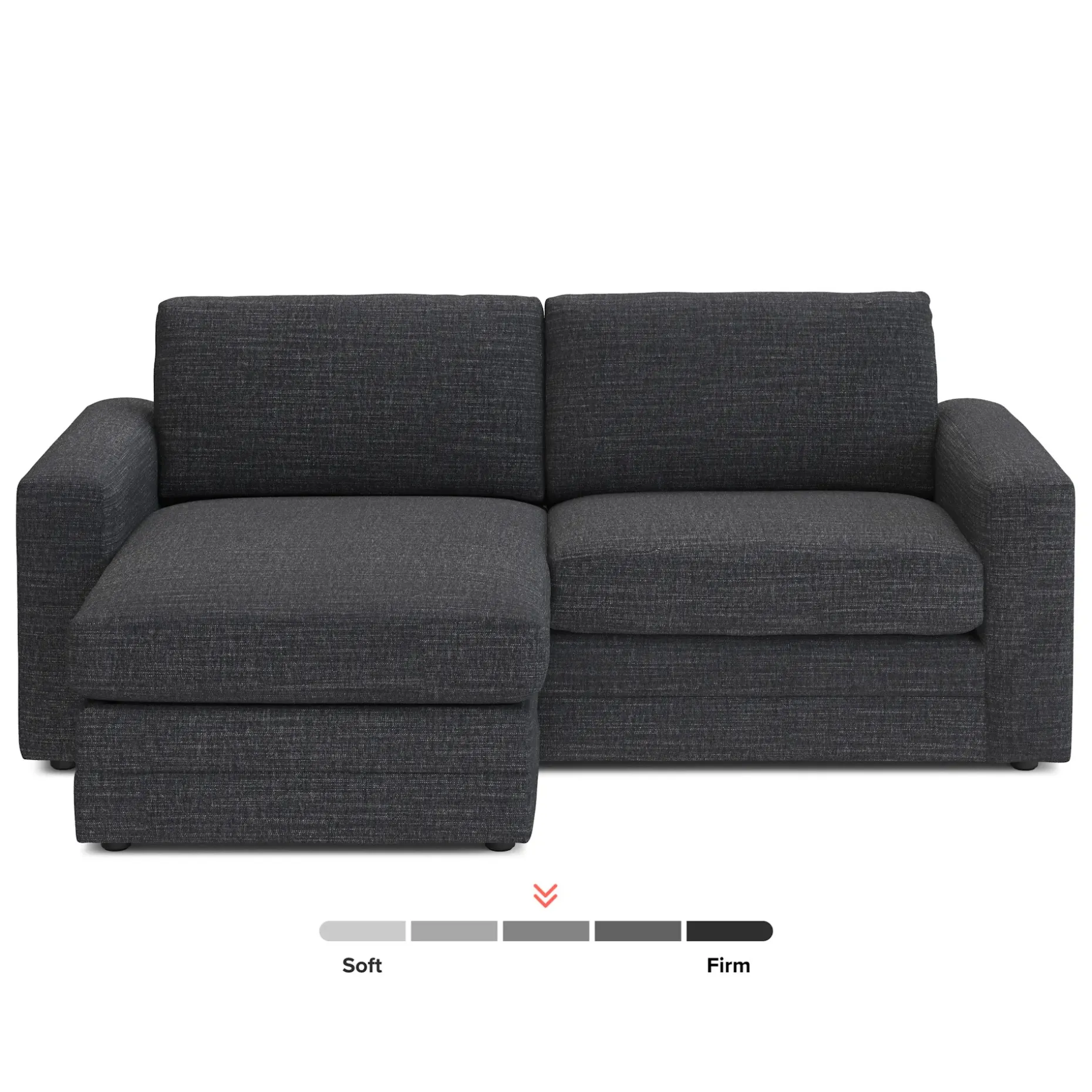 Riley 84" Reversible Storage Sectional - Napa Charcoal