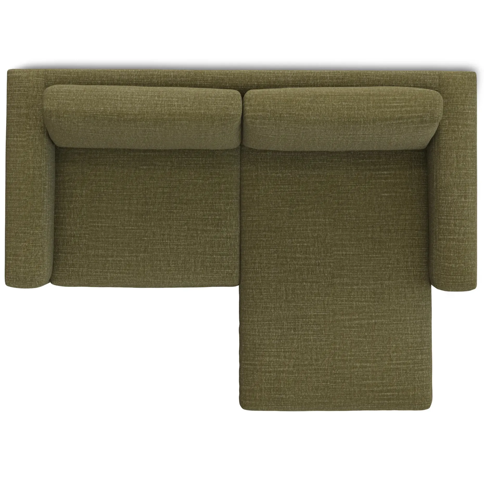 Riley 84" Reversible Storage Sectional - Napa Moss