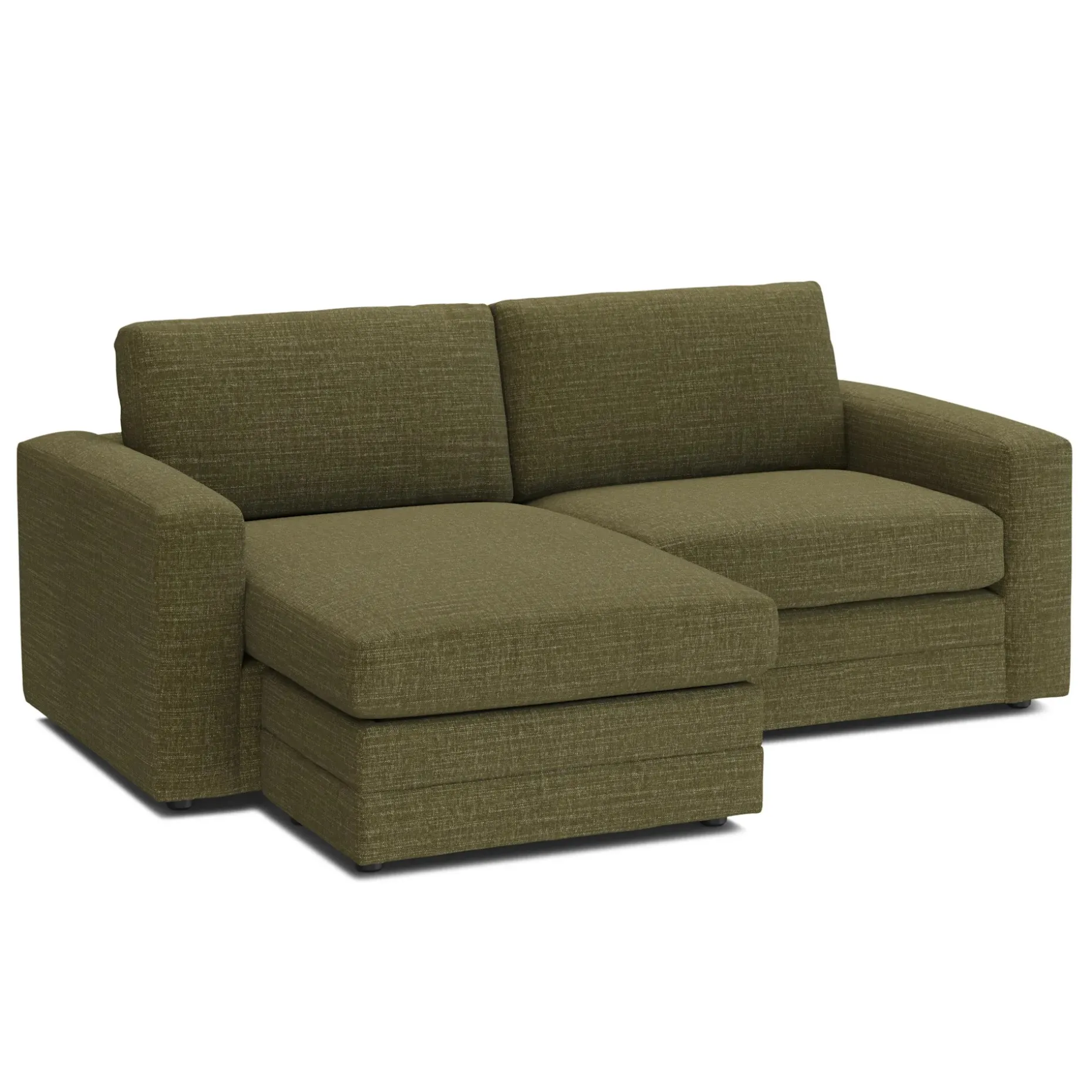 Riley 84" Reversible Storage Sectional - Napa Moss