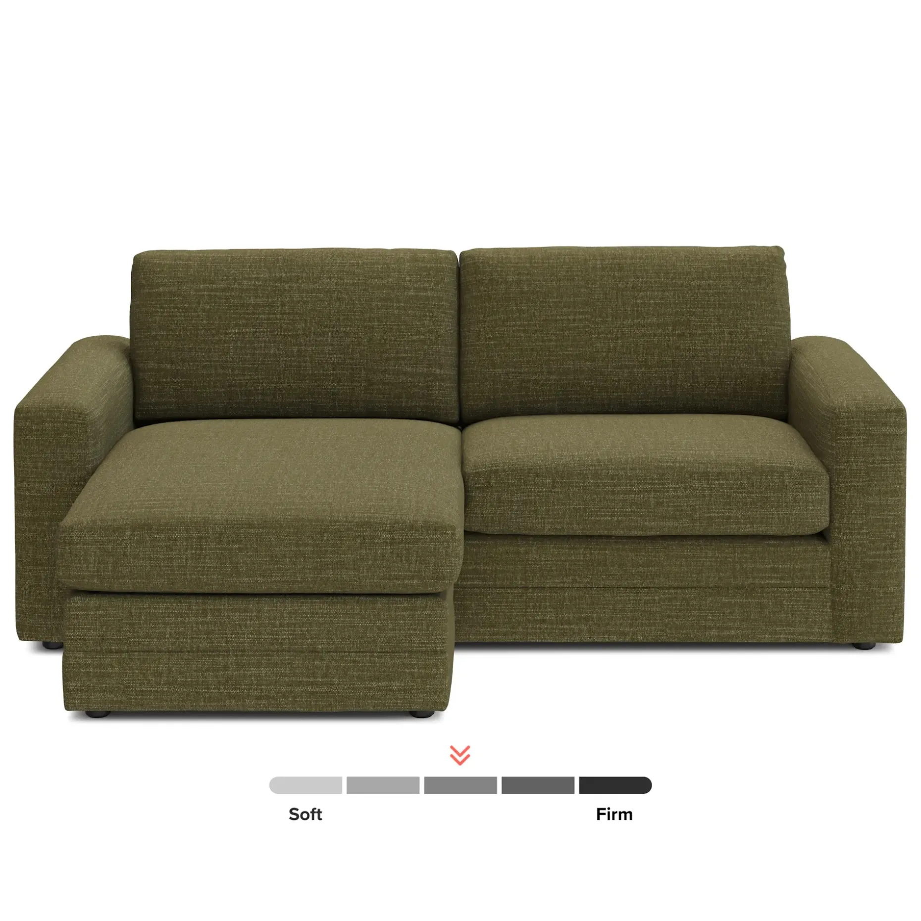 Riley 84" Reversible Storage Sectional - Napa Moss