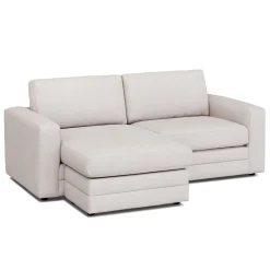 Riley 84" Reversible Storage Sectional - Napa White
