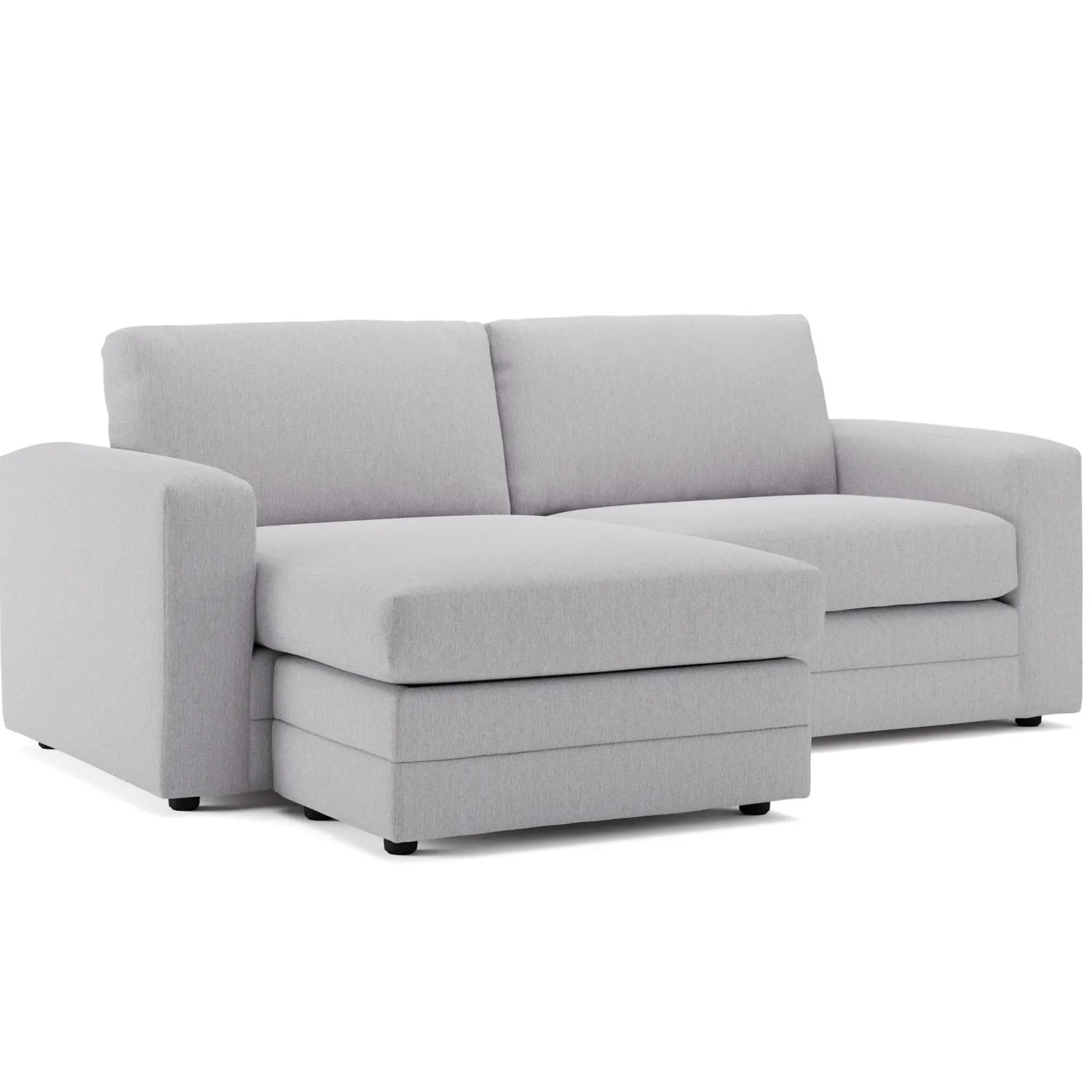Riley 84" Reversible Storage Sectional - Silver Ivory