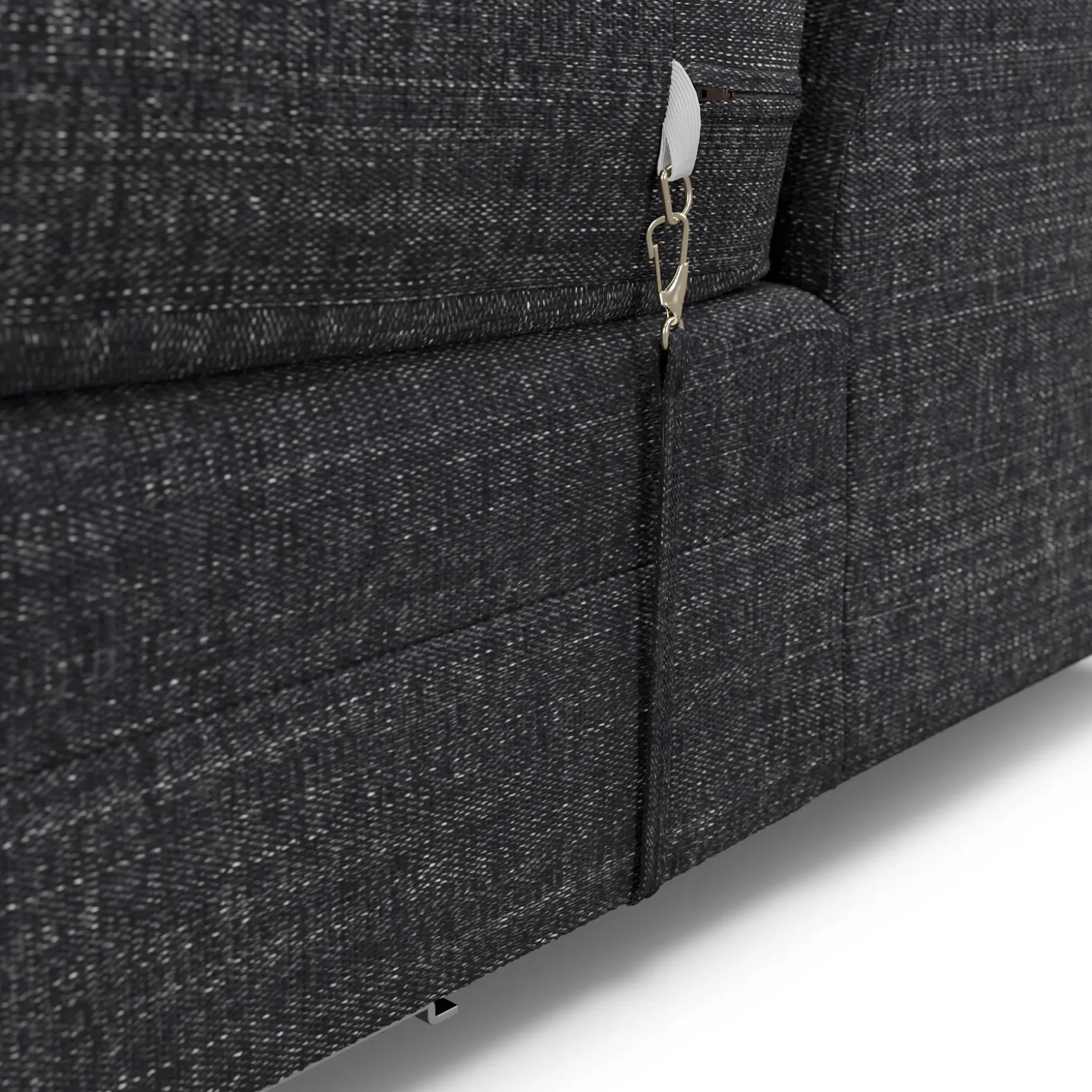 Riley 118.5" Right Sectional - Napa Charcoal