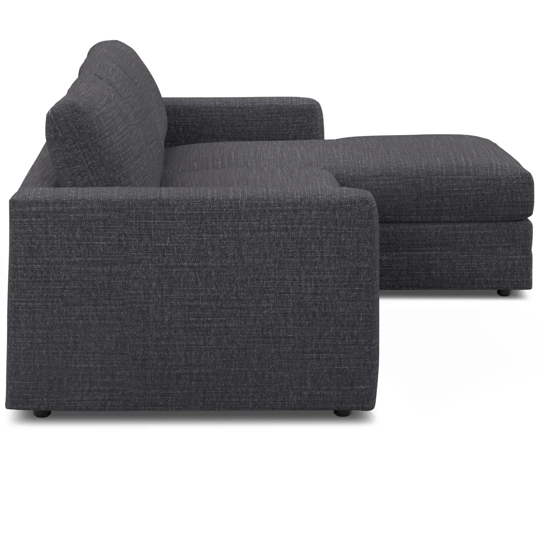Riley 118.5" Right Sectional - Napa Charcoal