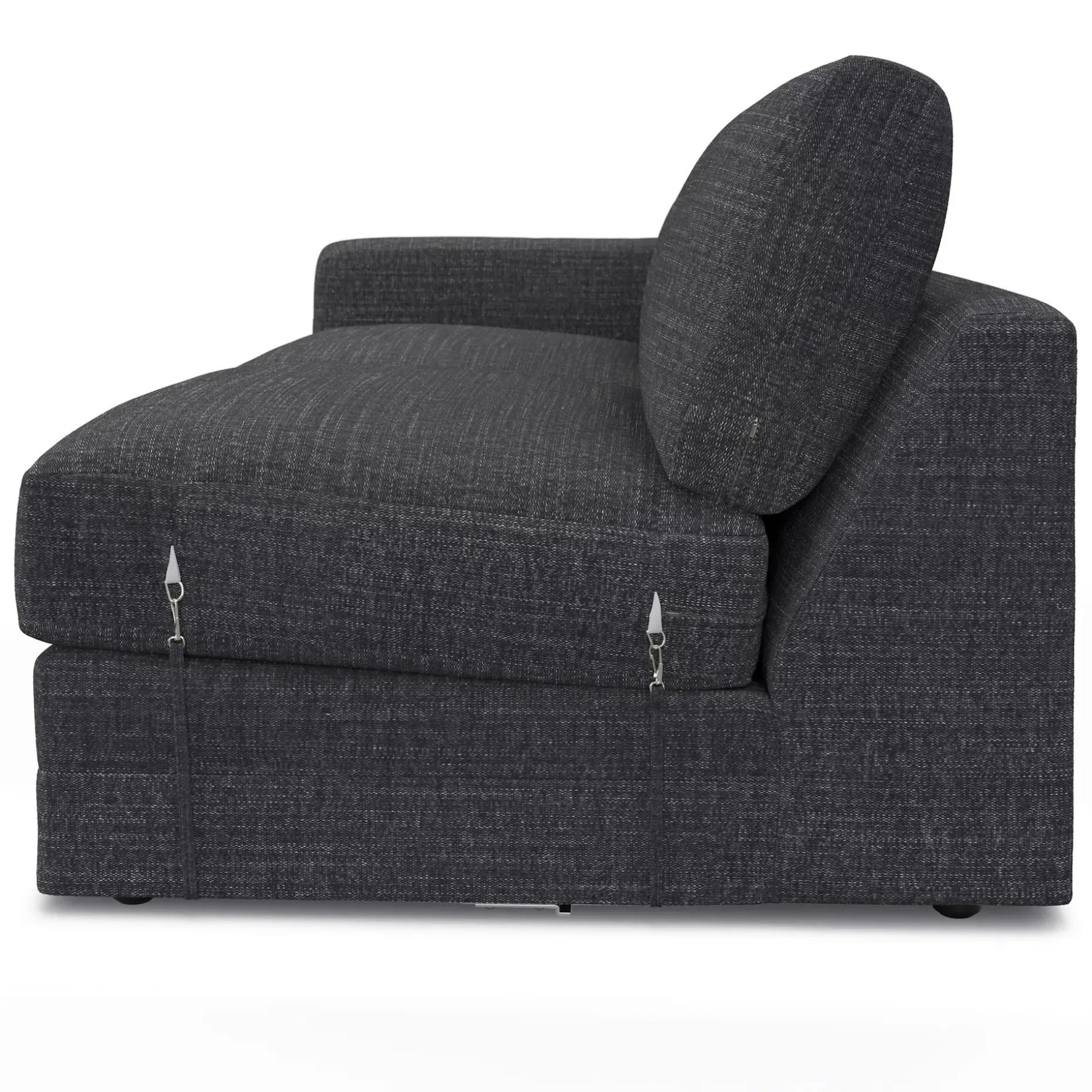 Riley 118.5" Right Sectional - Napa Charcoal