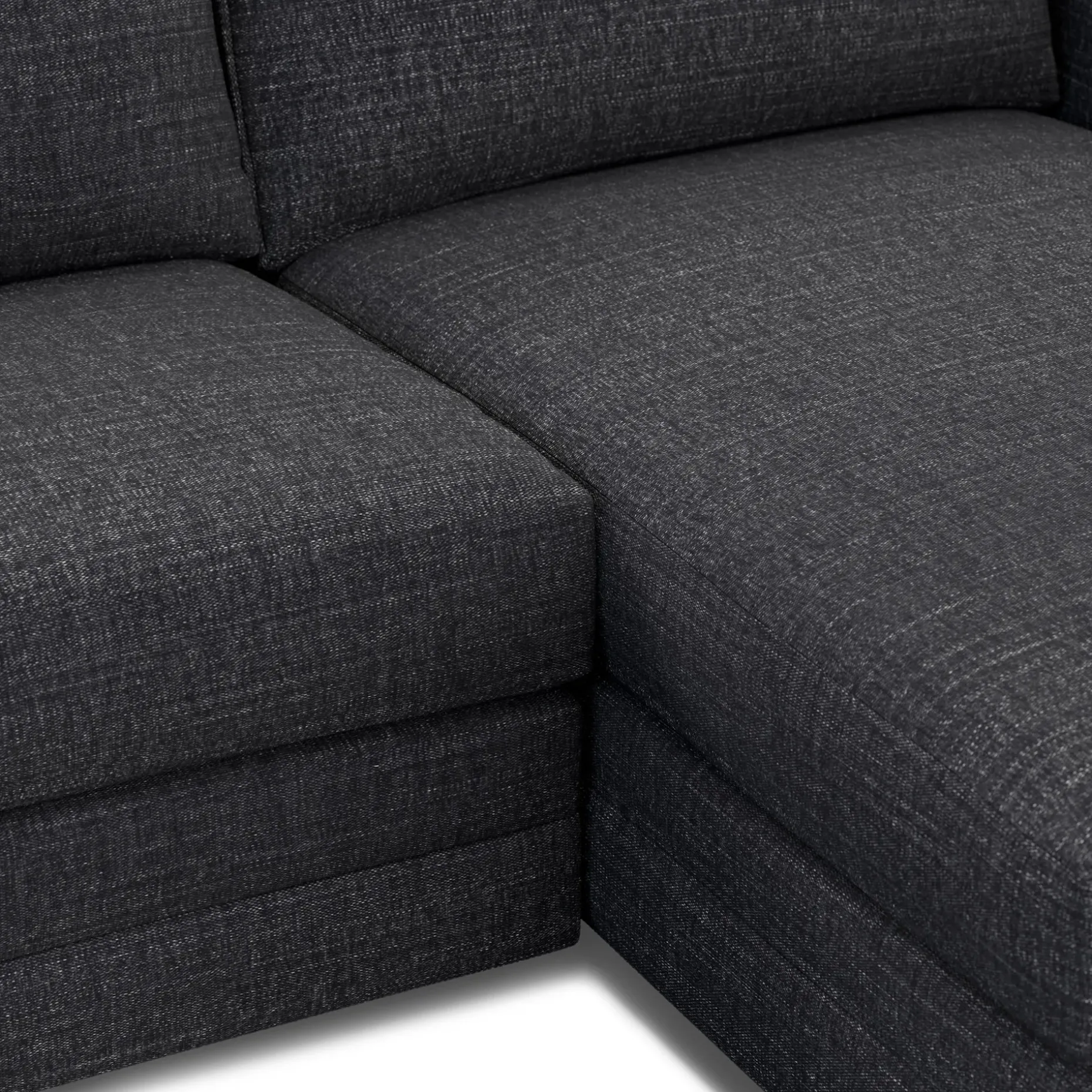 Riley 118.5" Right Sectional - Napa Charcoal