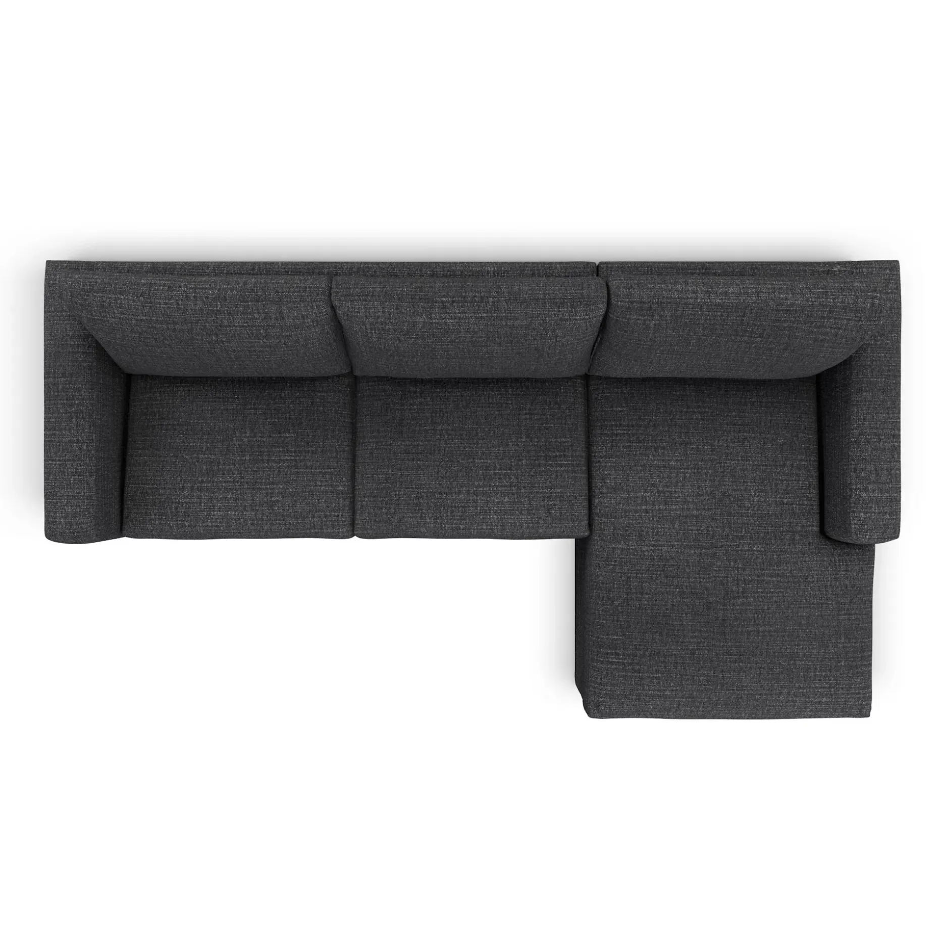 Riley 118.5" Right Sectional - Napa Charcoal