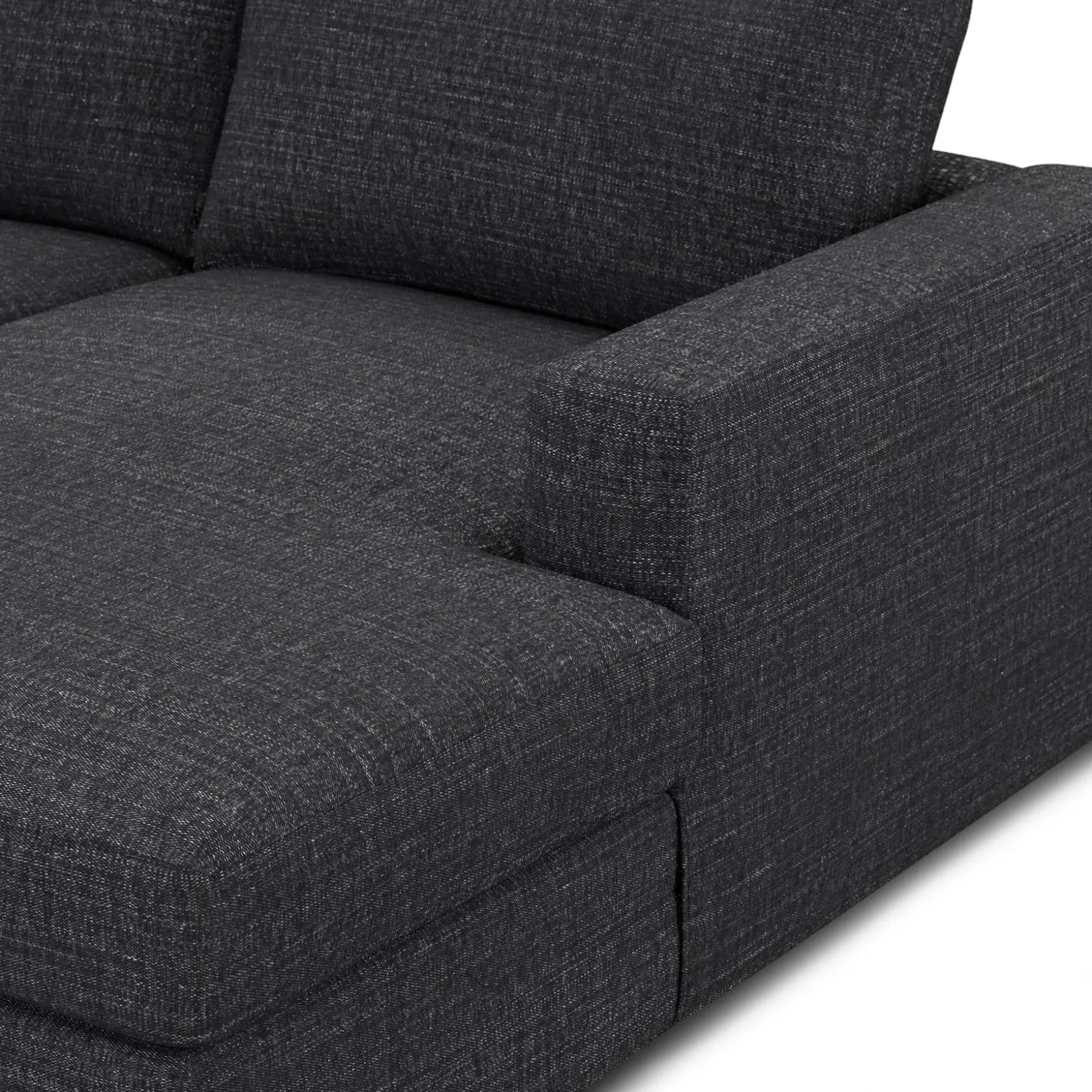 Riley 118.5" Right Sectional - Napa Charcoal