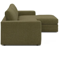 Riley 118.5" Right Sectional - Napa Moss