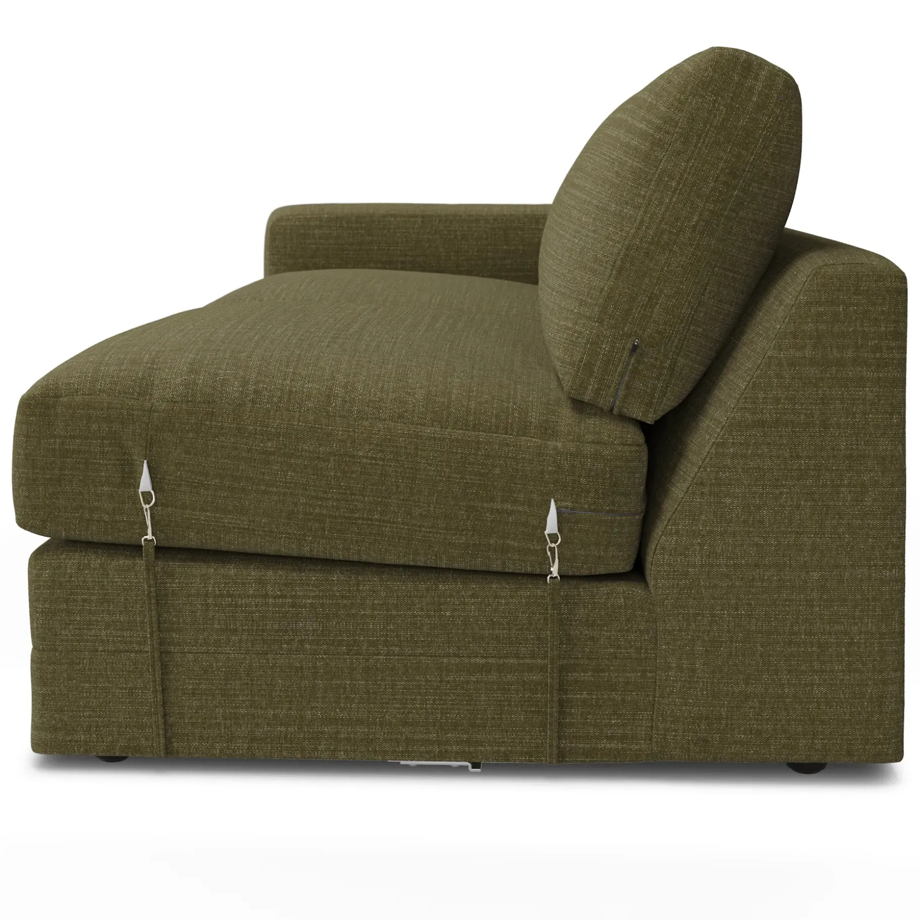 Riley 118.5" Right Sectional - Napa Moss