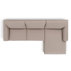 Riley 118.5" Right Sectional - Napa Quartz